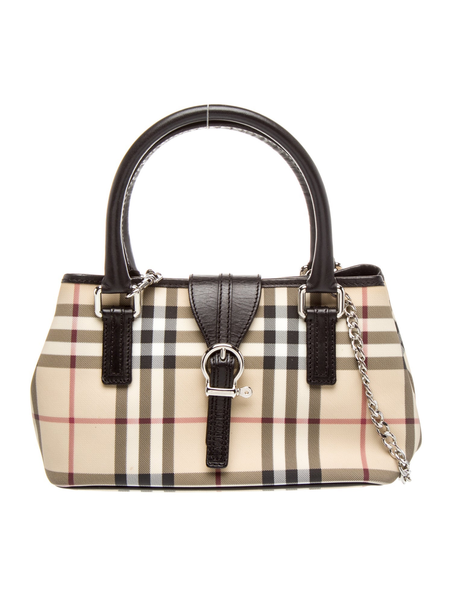 Burberry London Nova Check Shoulder Bag Vintage