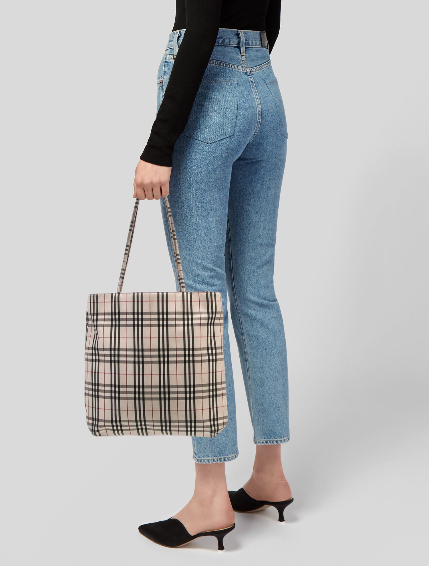 Burberry London Canvas Bucket Bag