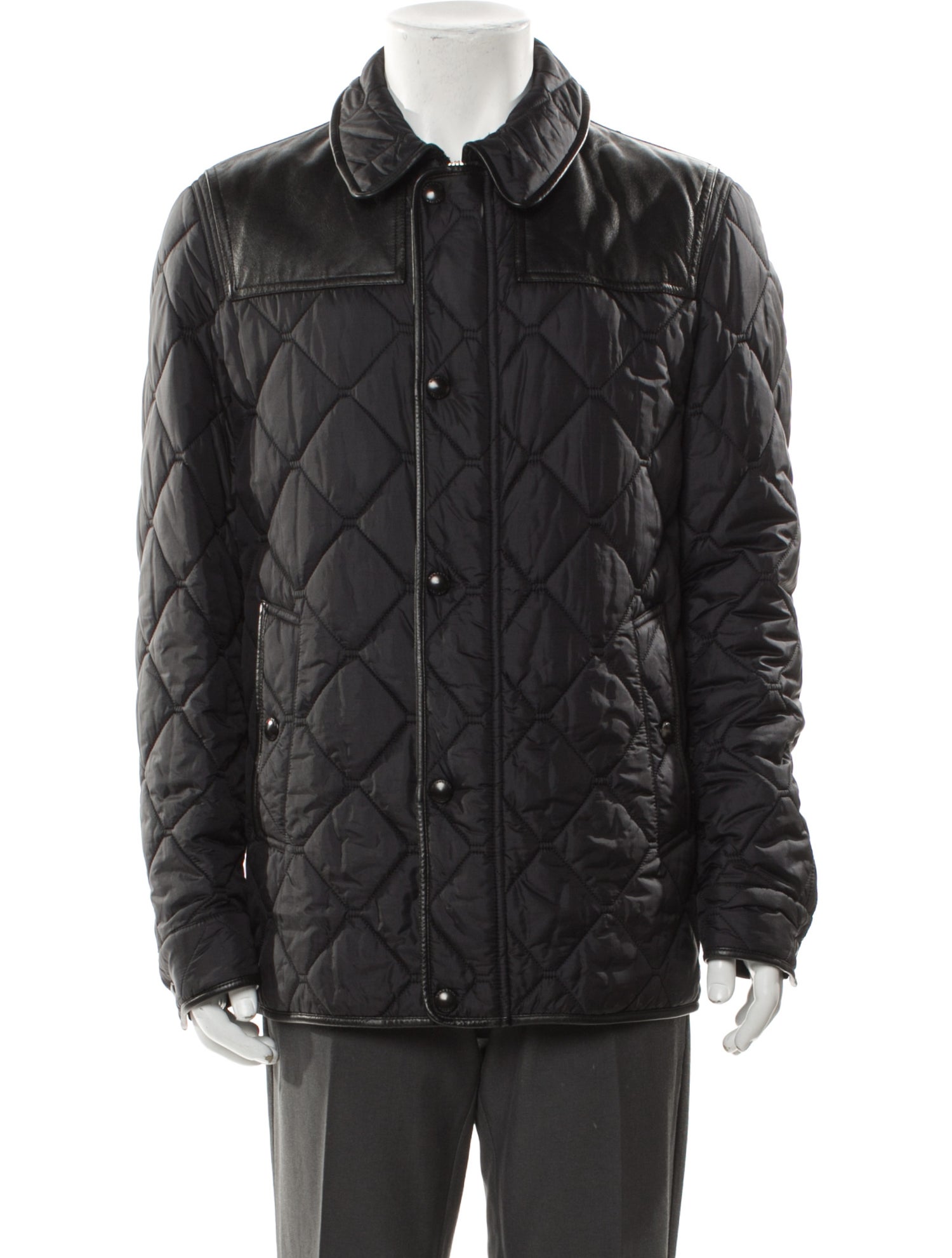 Burberry London Quilted Pattern Puffer Coat