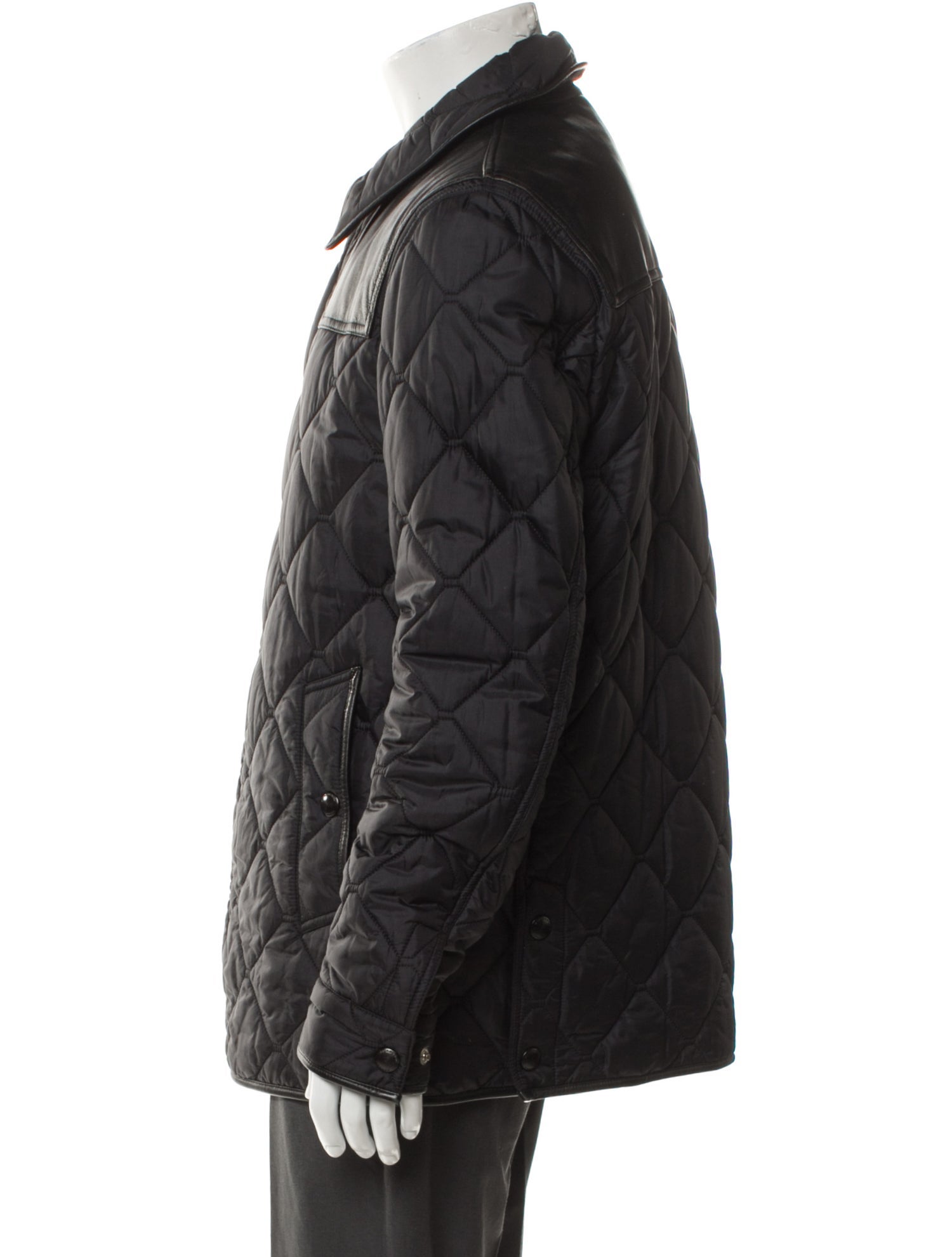 Burberry London Quilted Pattern Puffer Coat