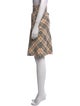 Burberry London Linen Knee-Length Skirt