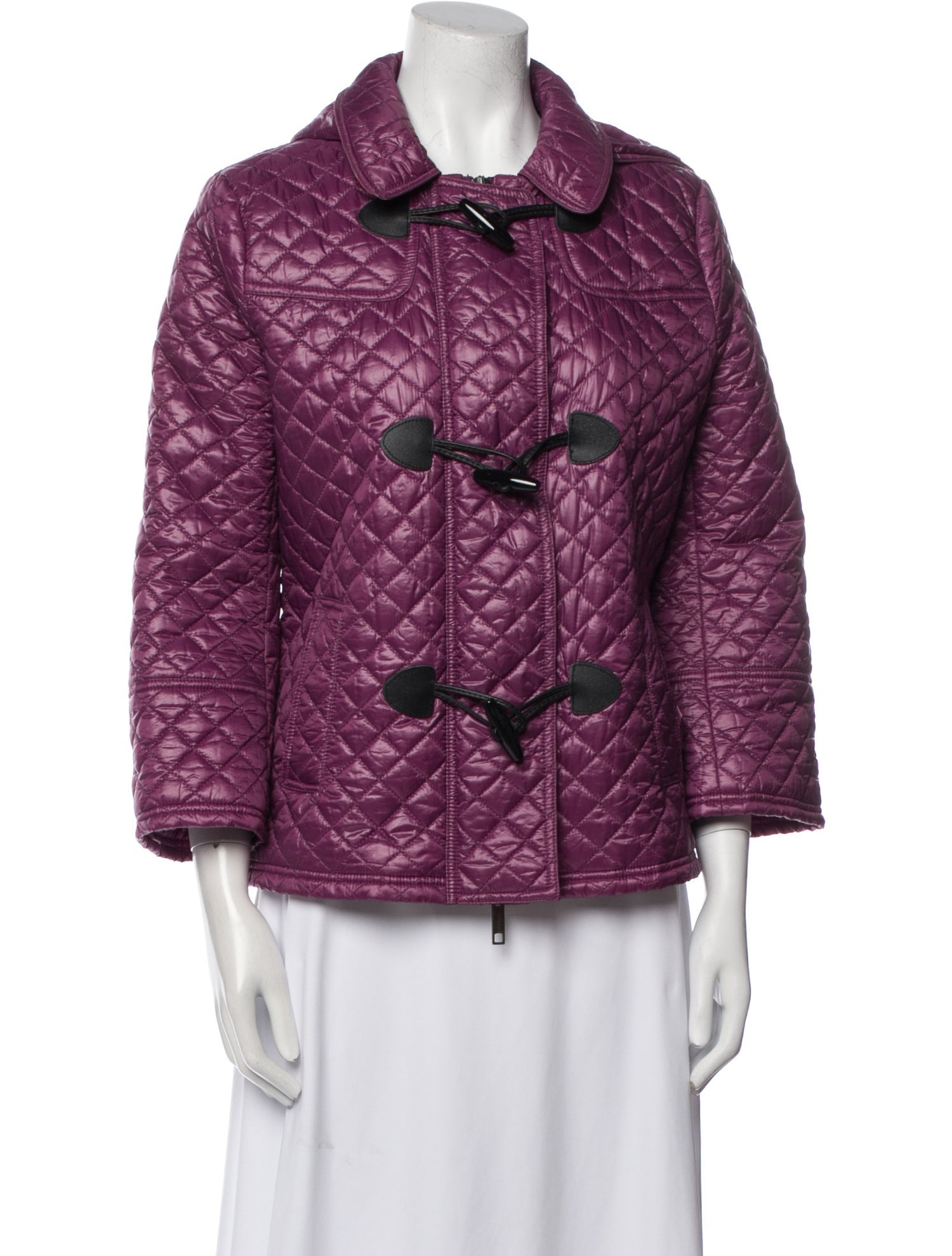 Burberry London Nylon Faux Fur Jacket