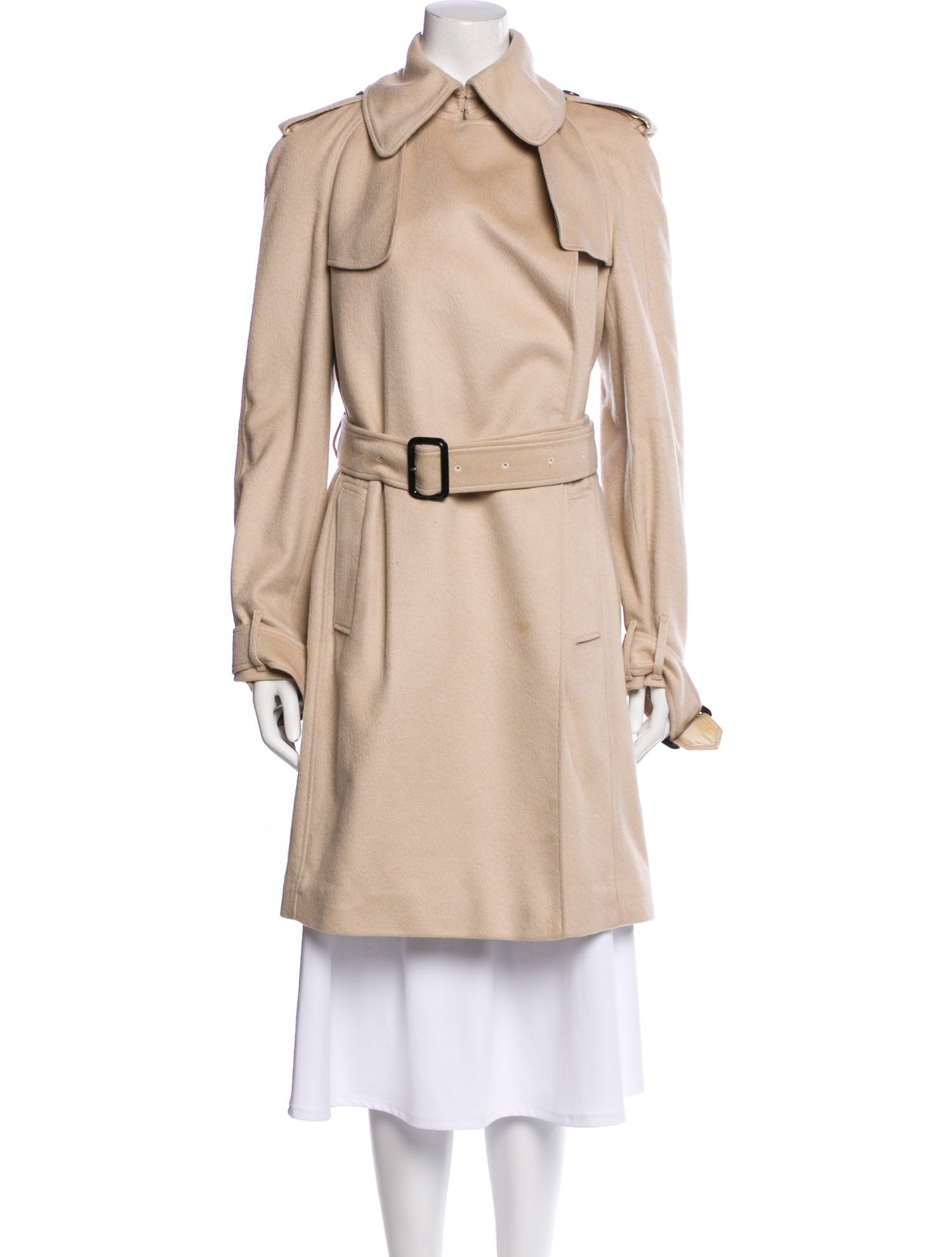Burberry London Cashmere Trench Coat