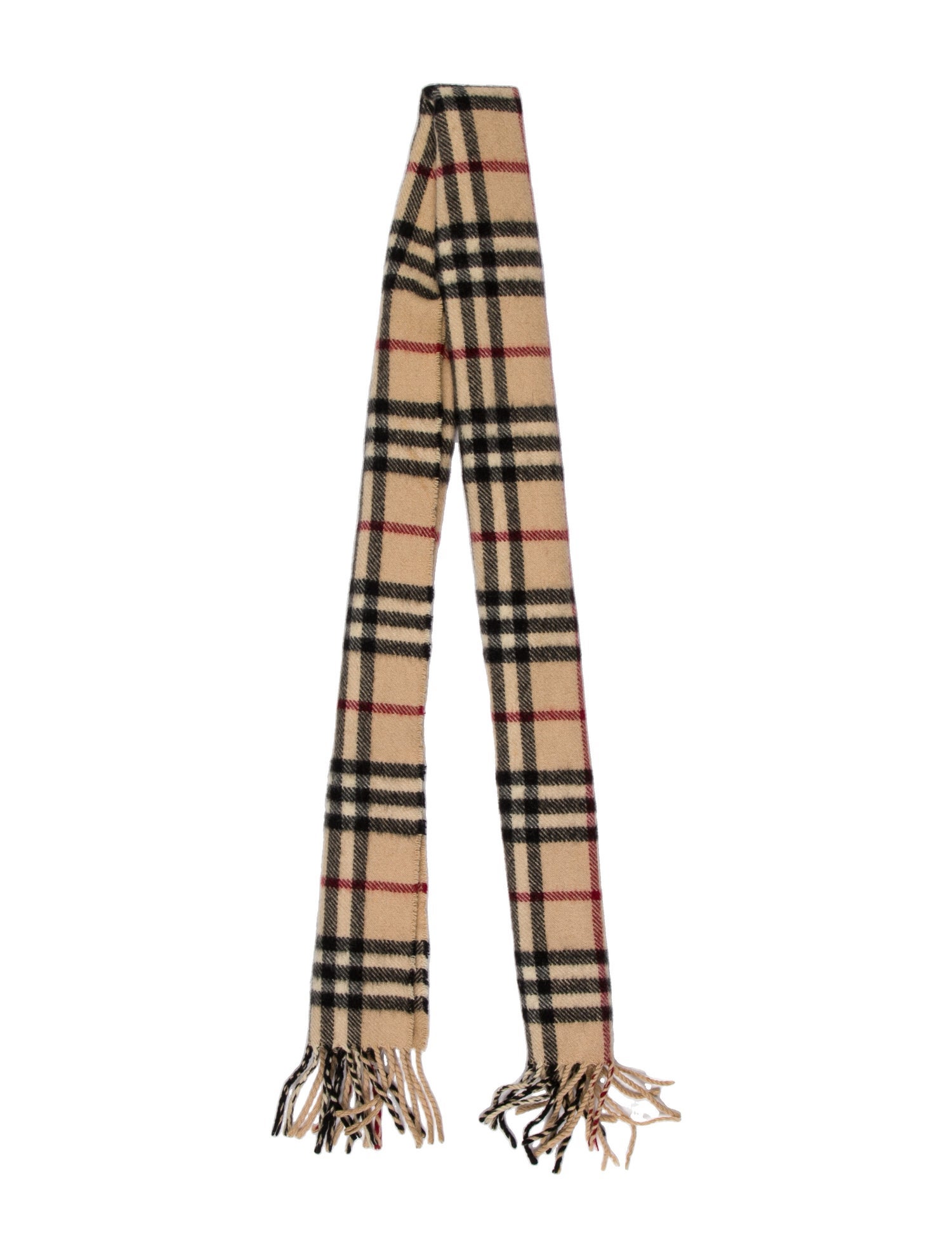 Burberry London Cashmere Nova Check Pattern Scarf