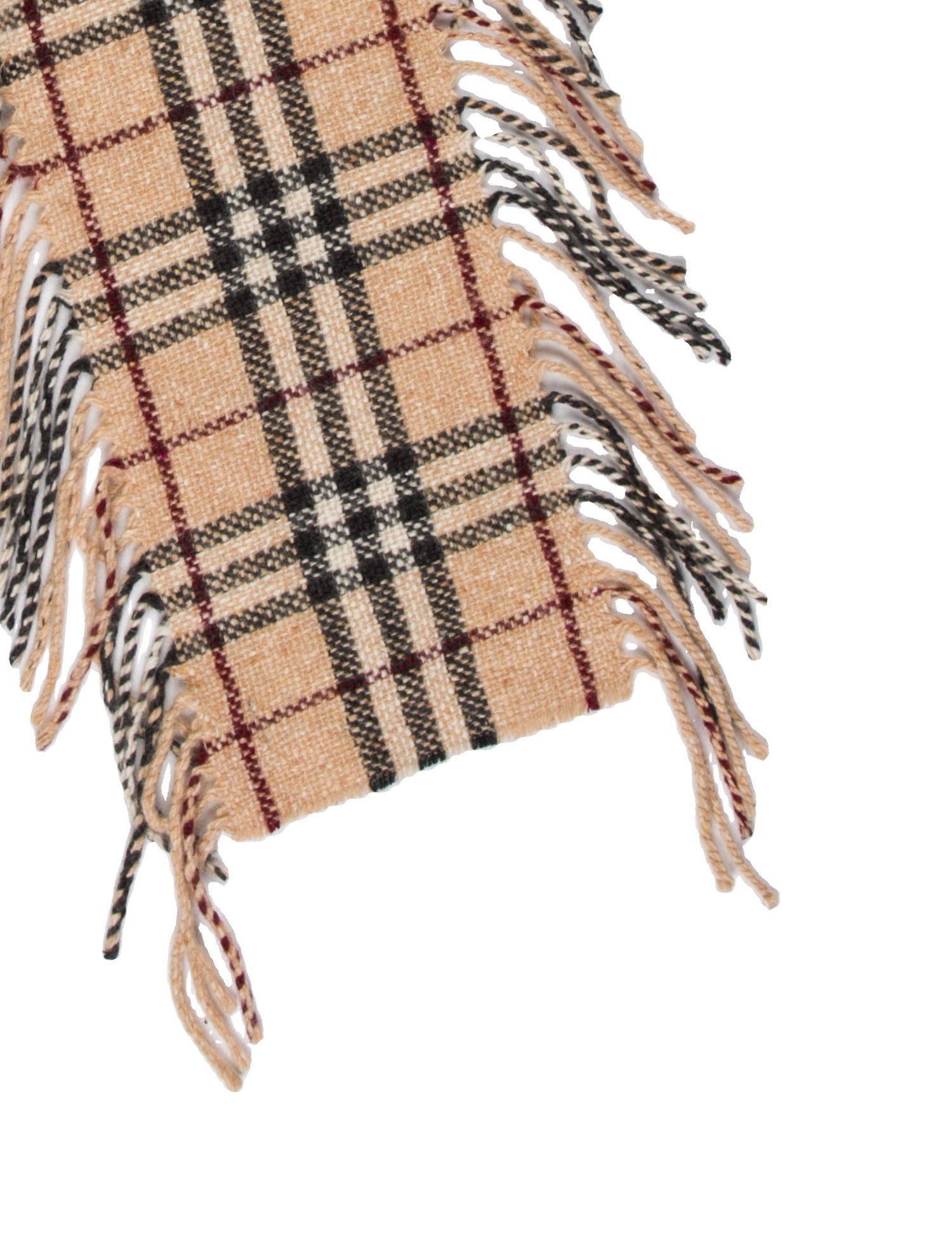 Burberry London Cashmere Nova Check Pattern Scarf