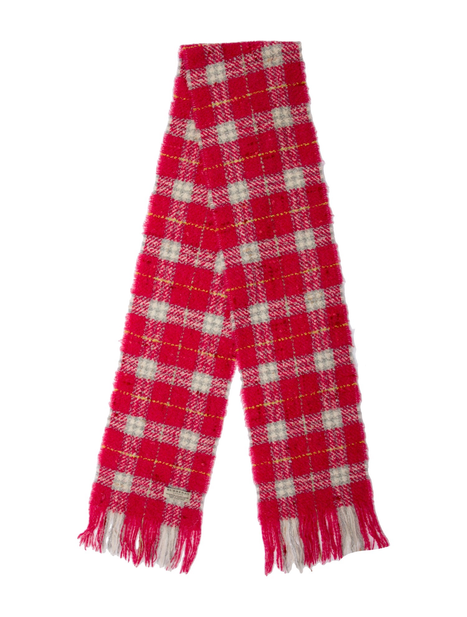 Burberry London Wool Striped Scarf