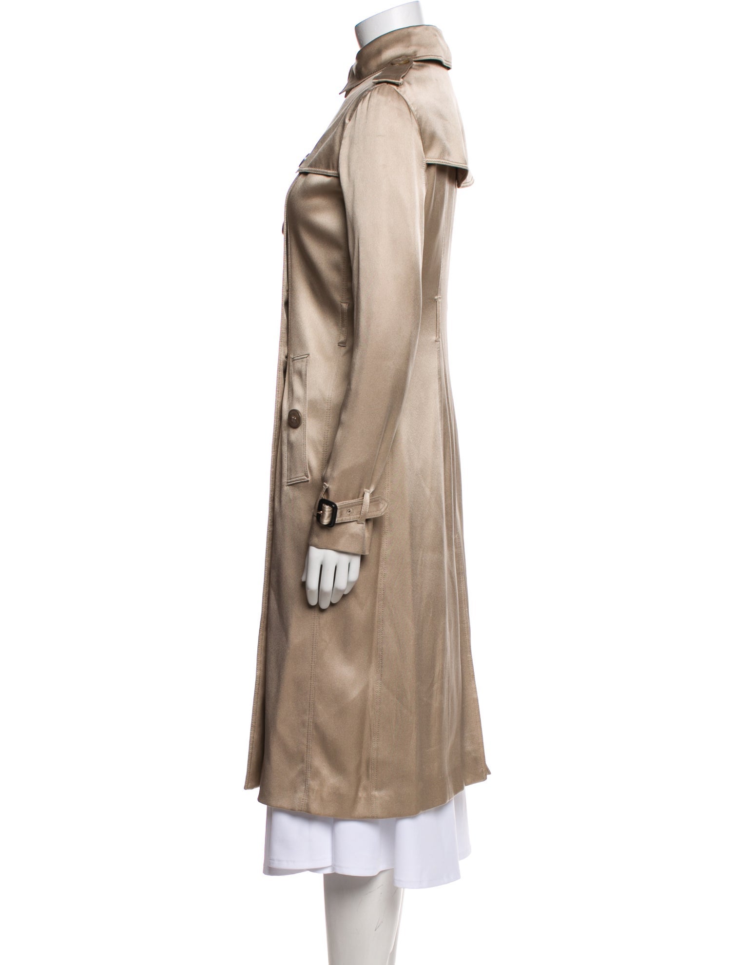 Burberry London Silk Trench Coat