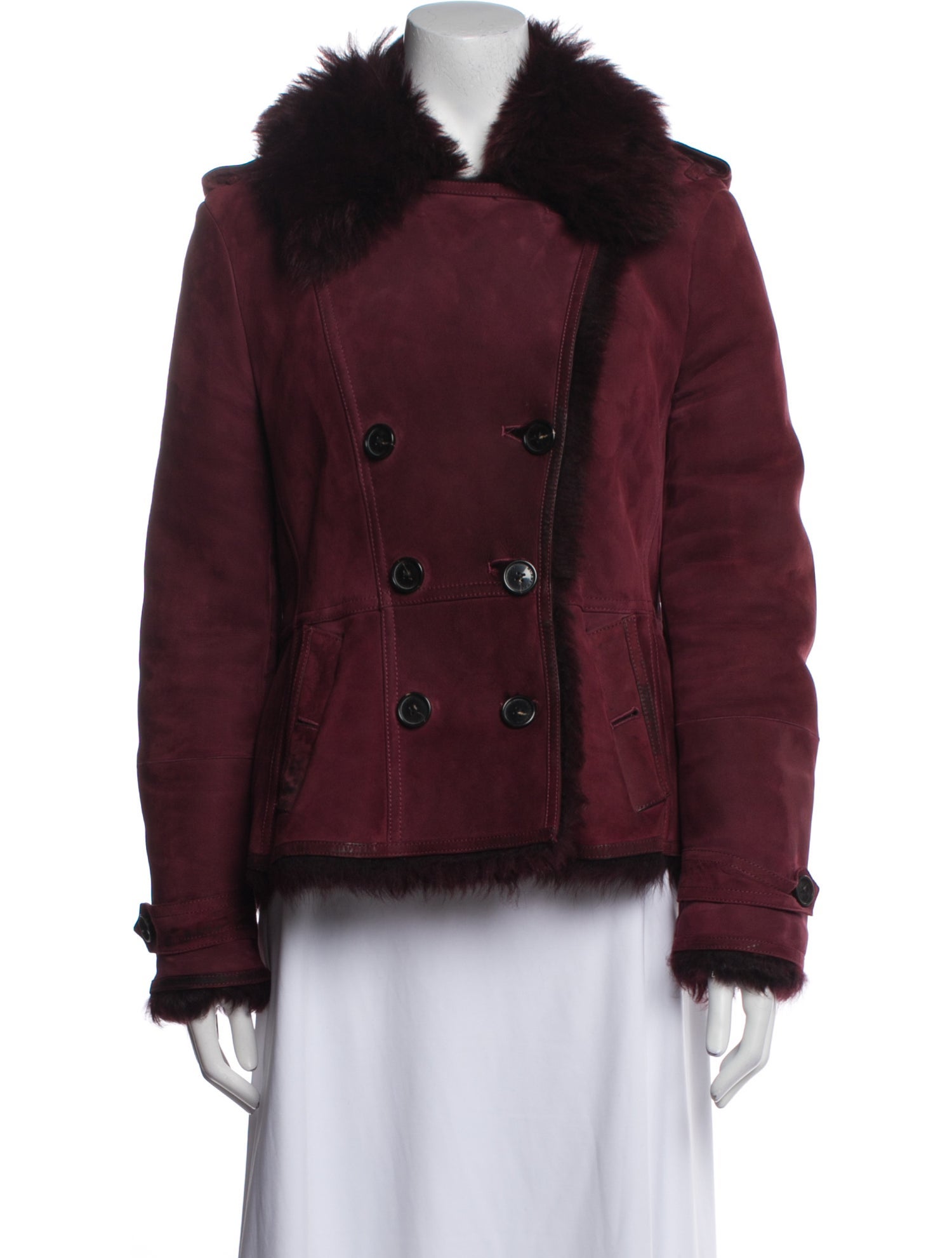 Burberry London Shearling Fur Jacket