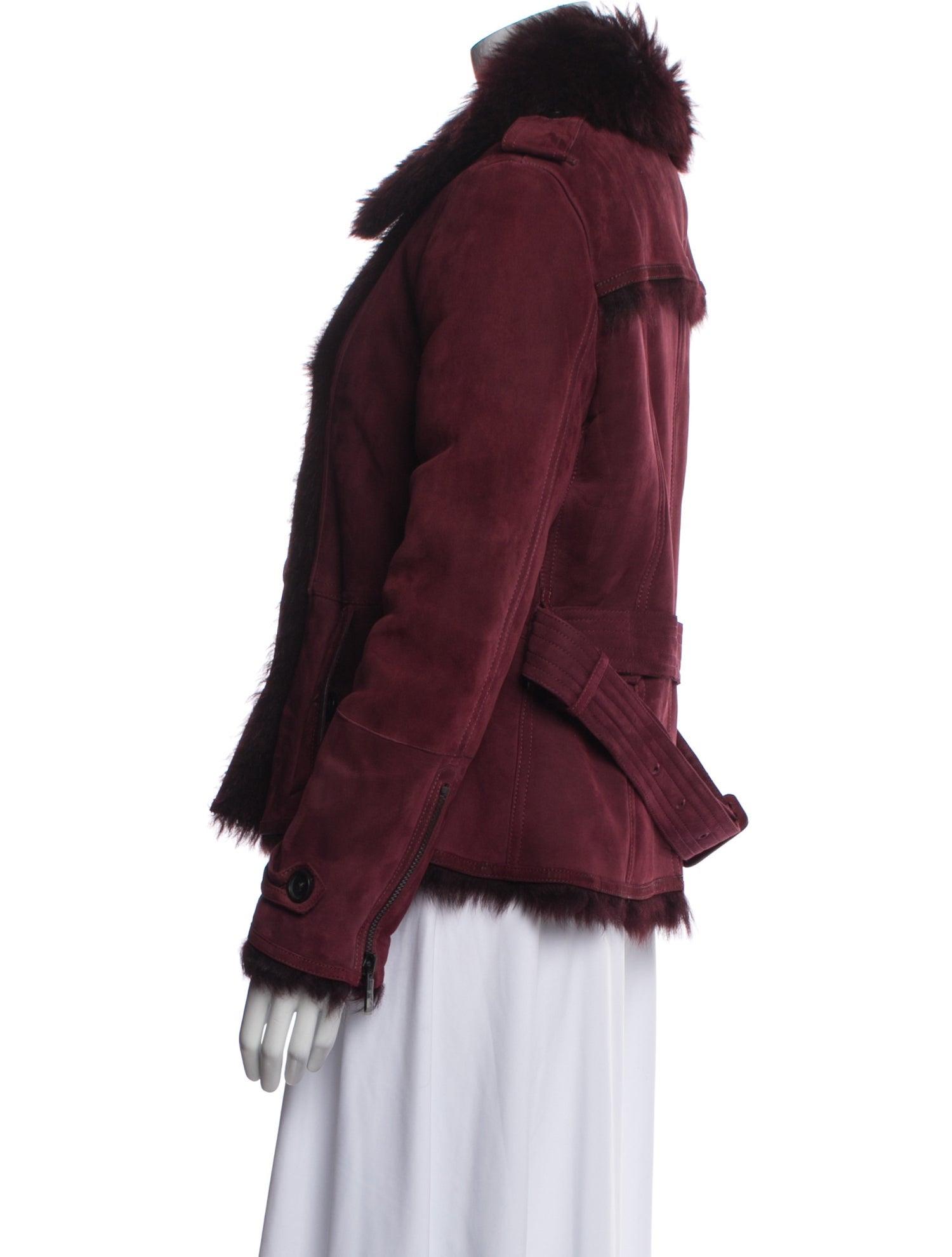 Burberry London Shearling Fur Jacket