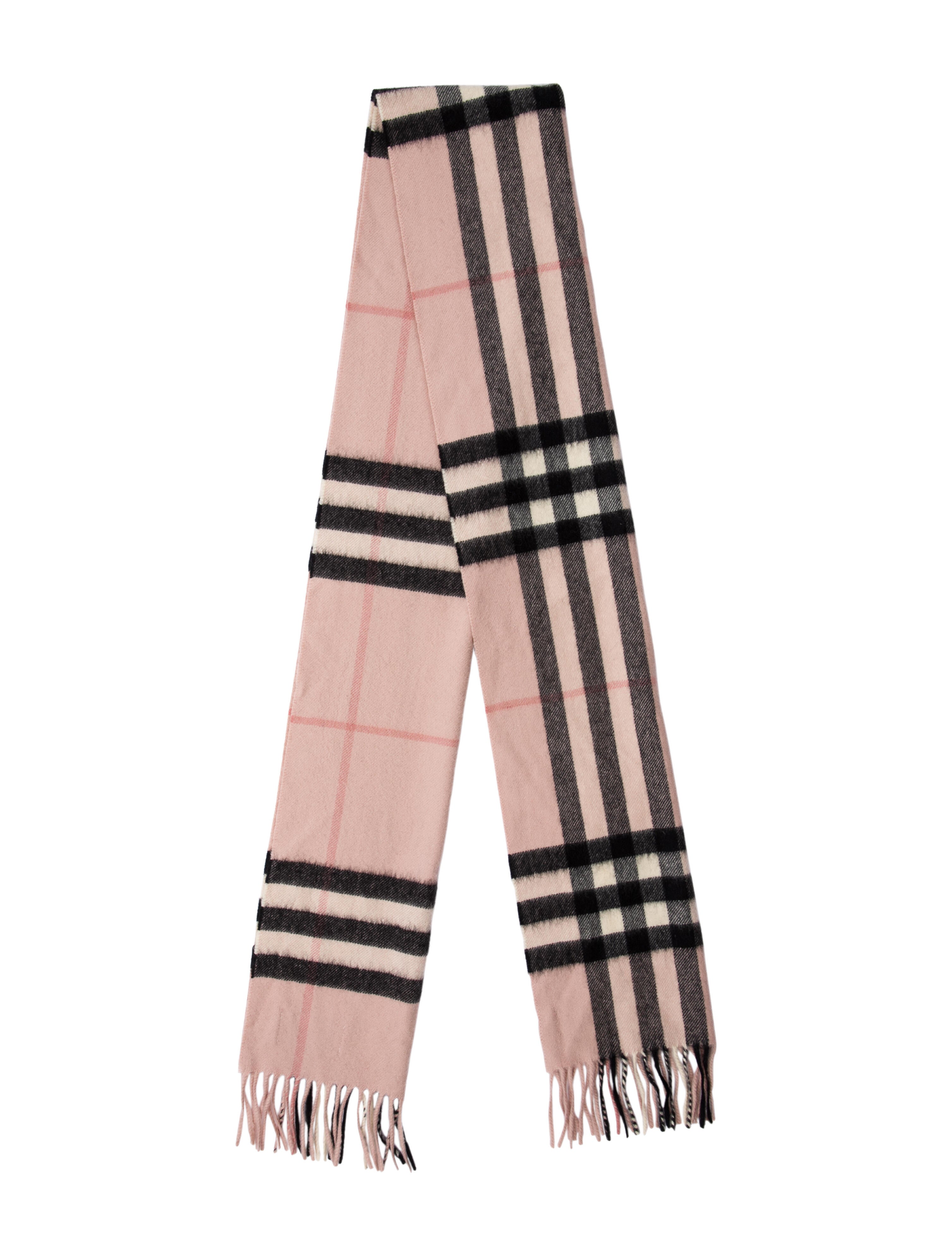 Burberry London Cashmere House Check Pattern Scarf