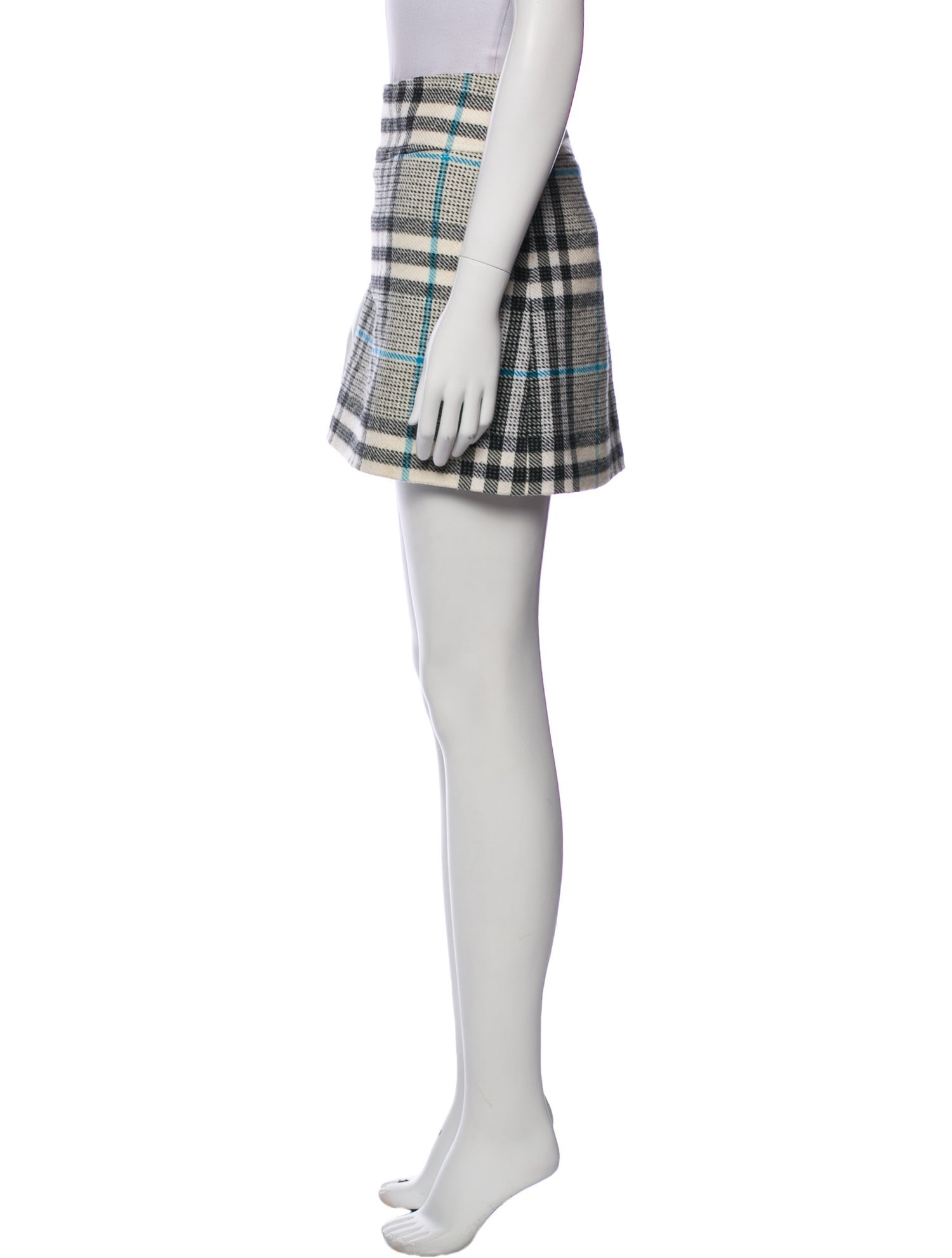 Burberry London Wool Mini Skirt