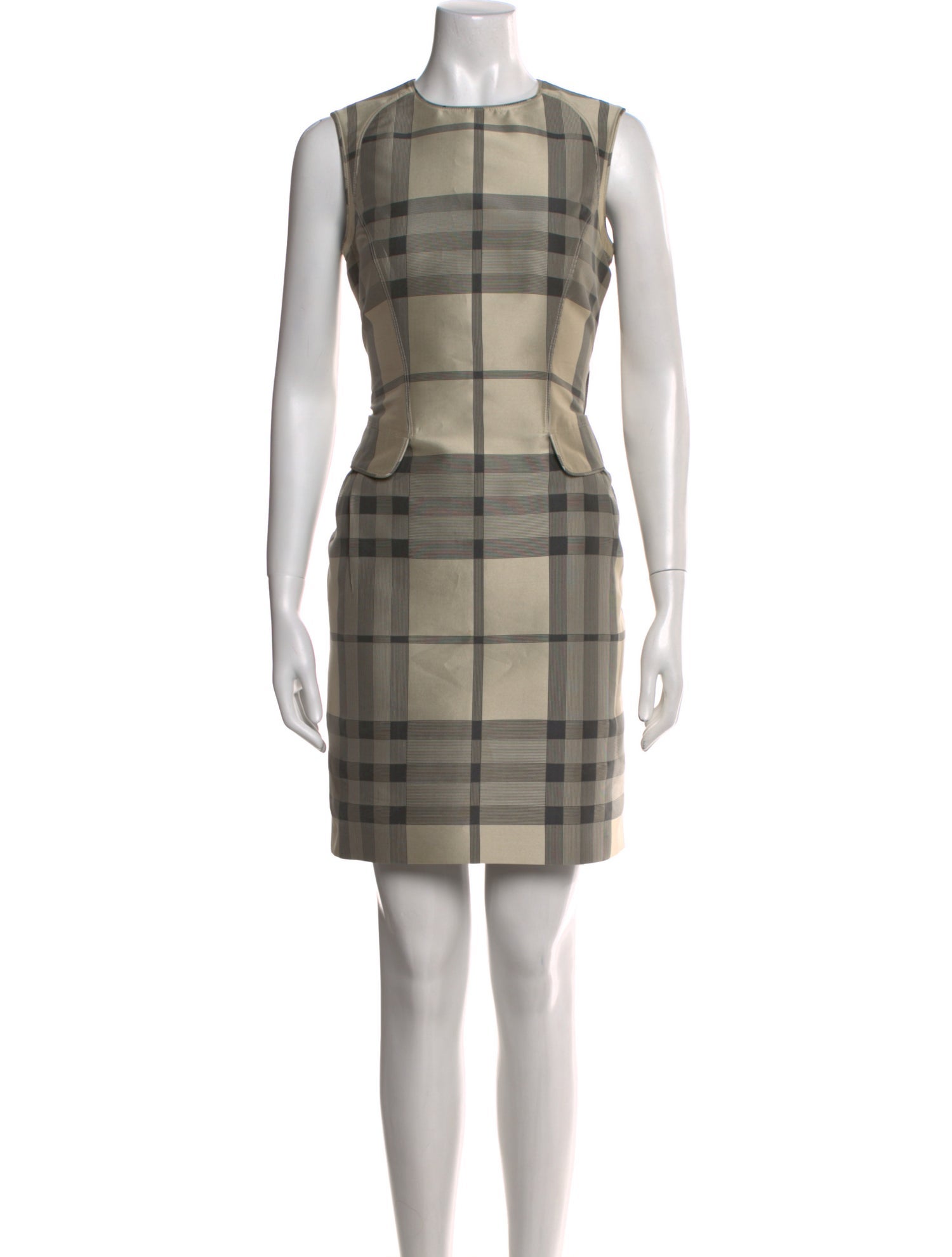 Burberry London Plaid Print Mini Dress