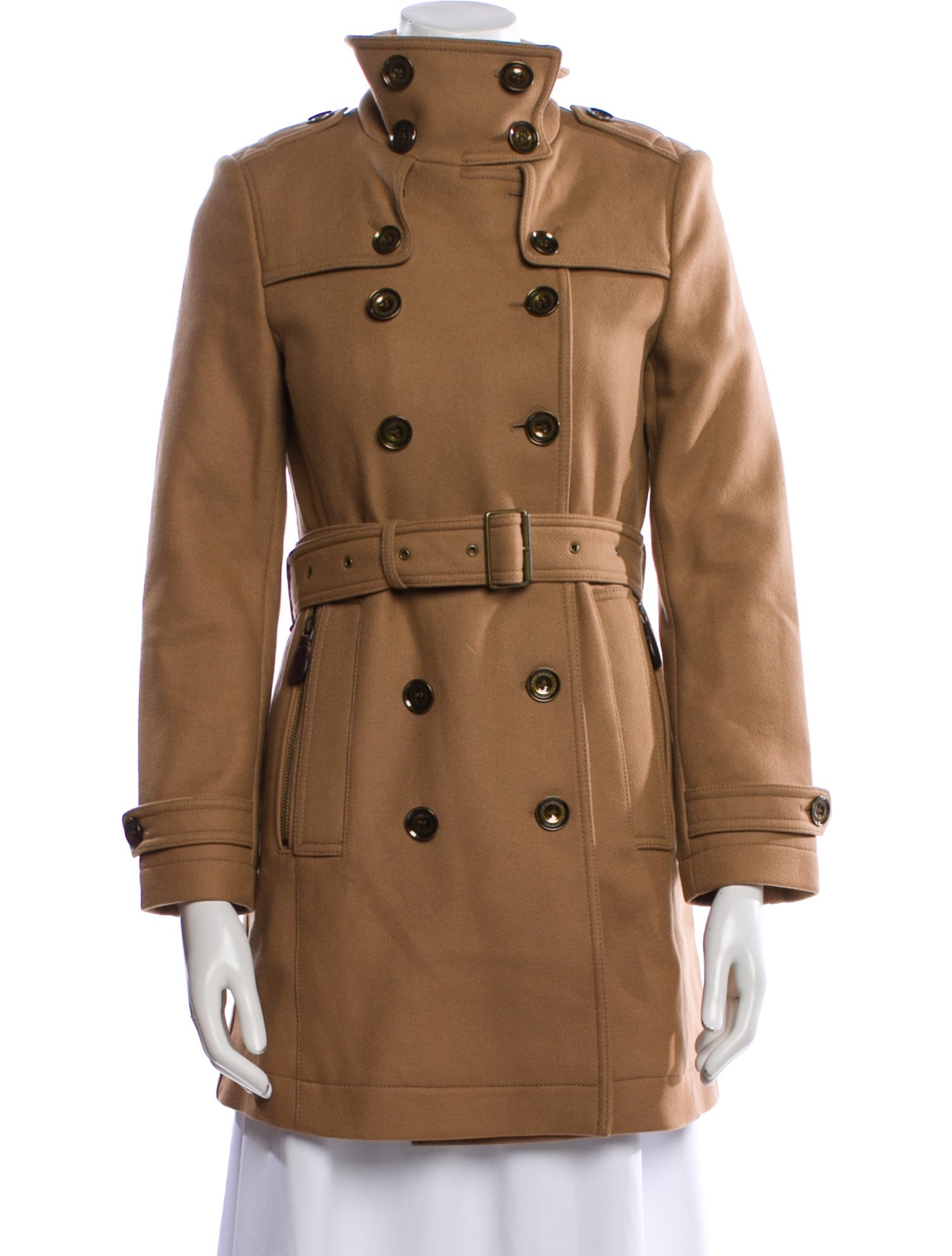 Burberry Virgin Wool Trench Coat