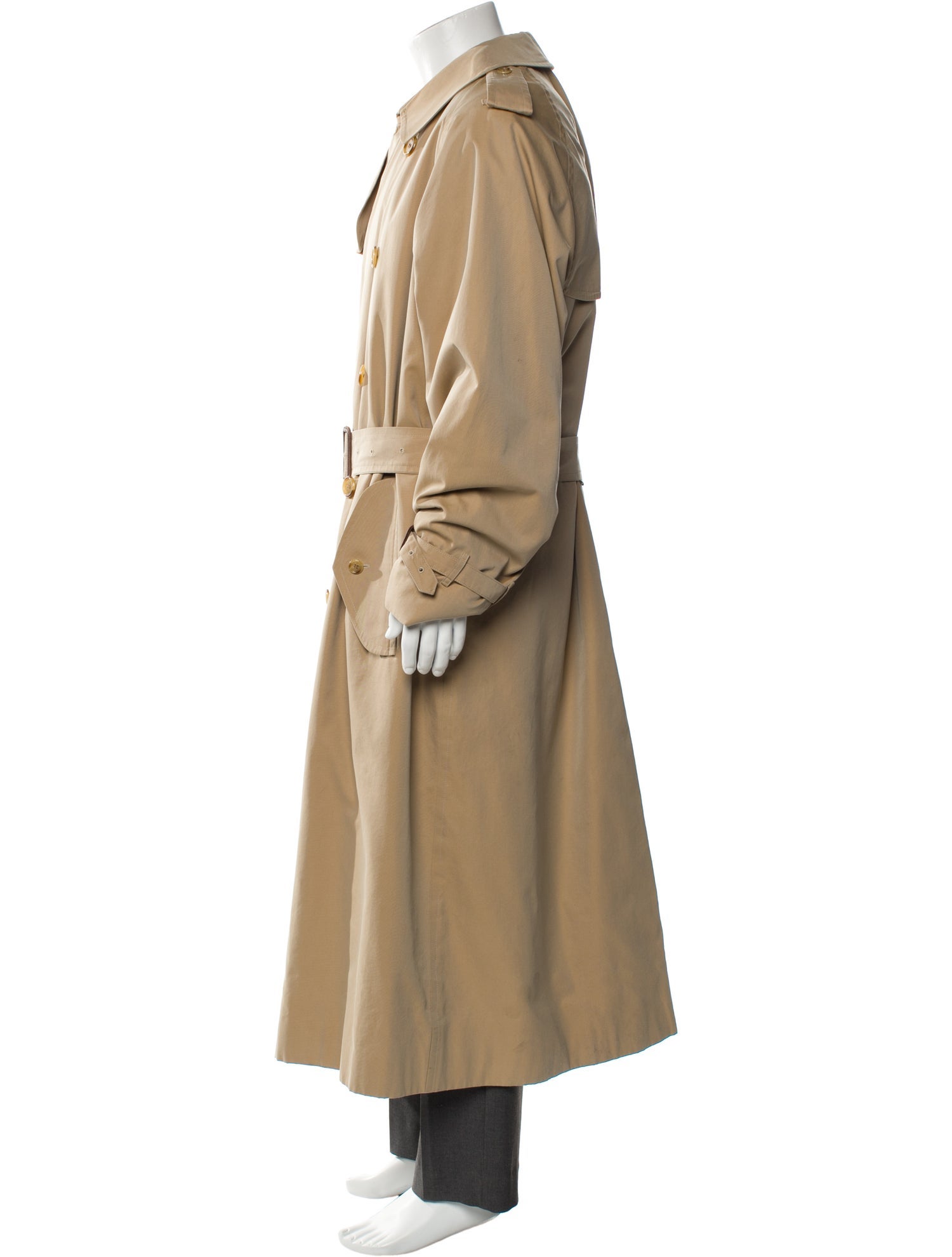 Burberry London House Check Pattern Trench Coat