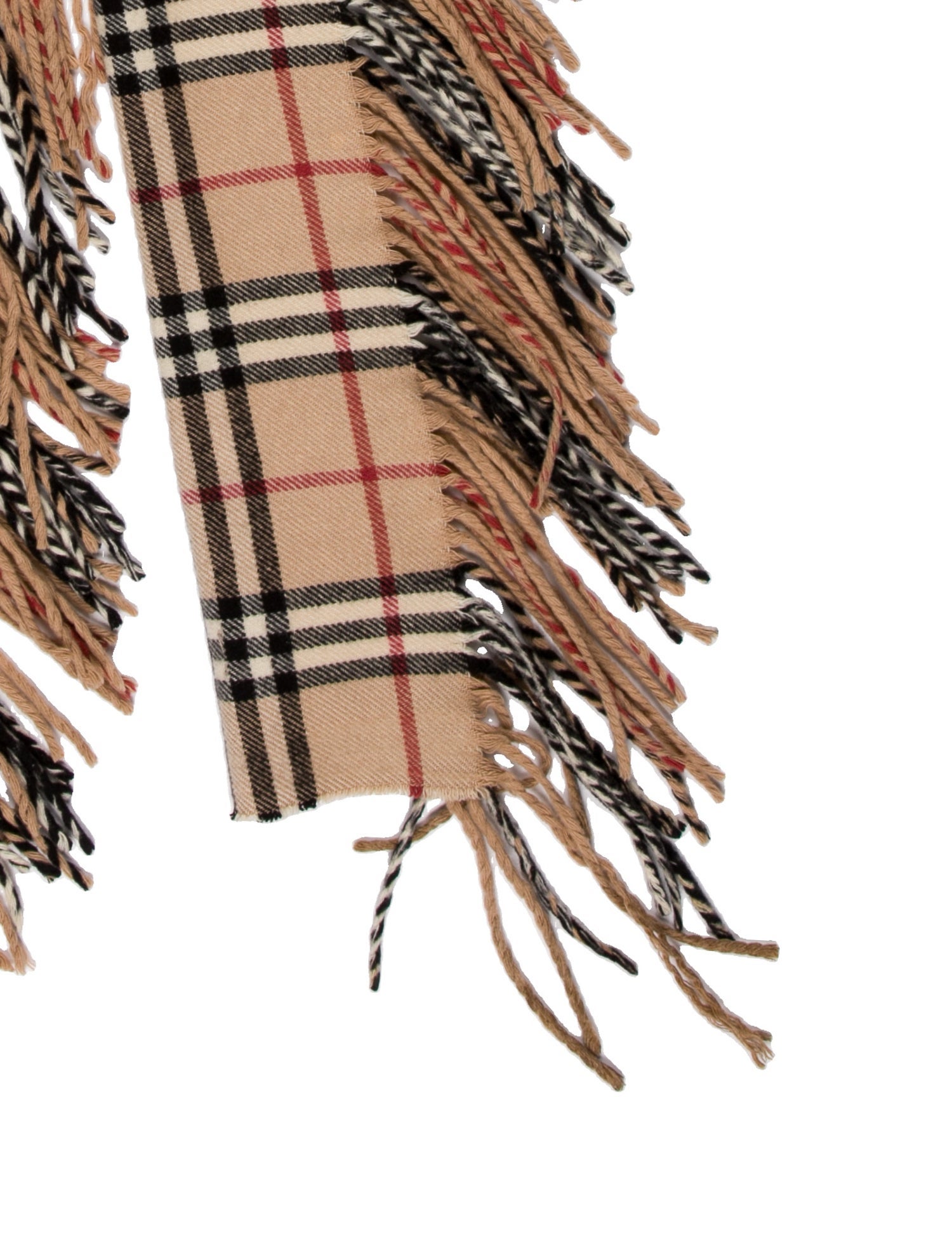 Burberry London Cashmere Nova Check Pattern Scarf