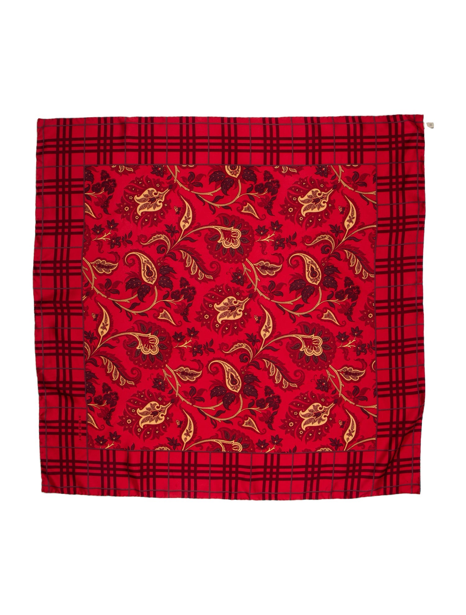 Burberry London Silk House Check Pattern Scarf