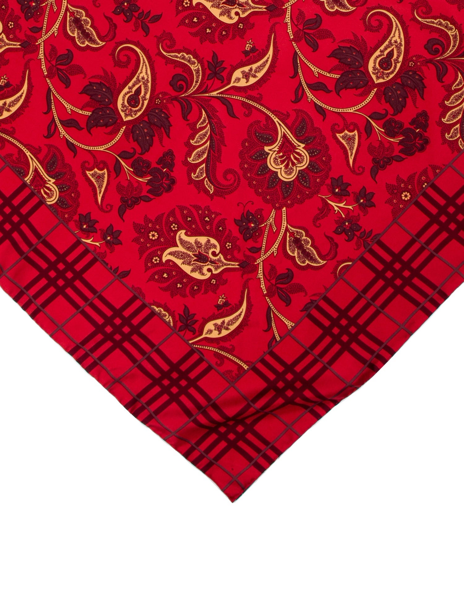 Burberry London Silk House Check Pattern Scarf