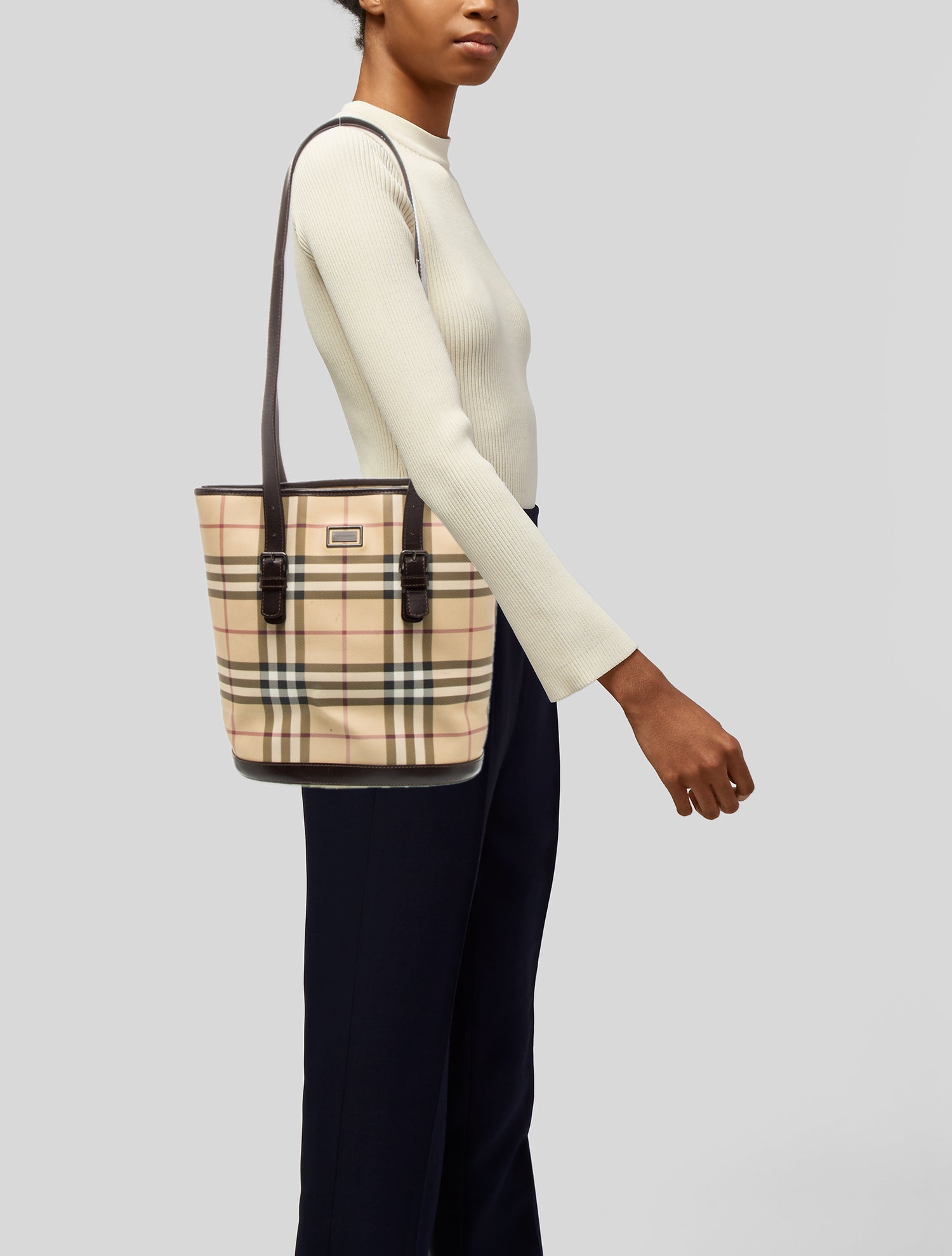 Burberry London Nova Check Shoulder Bag