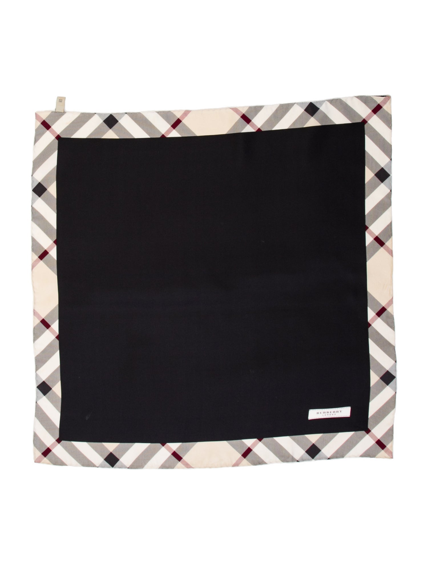 Burberry London Silk TB Monogram Scarf