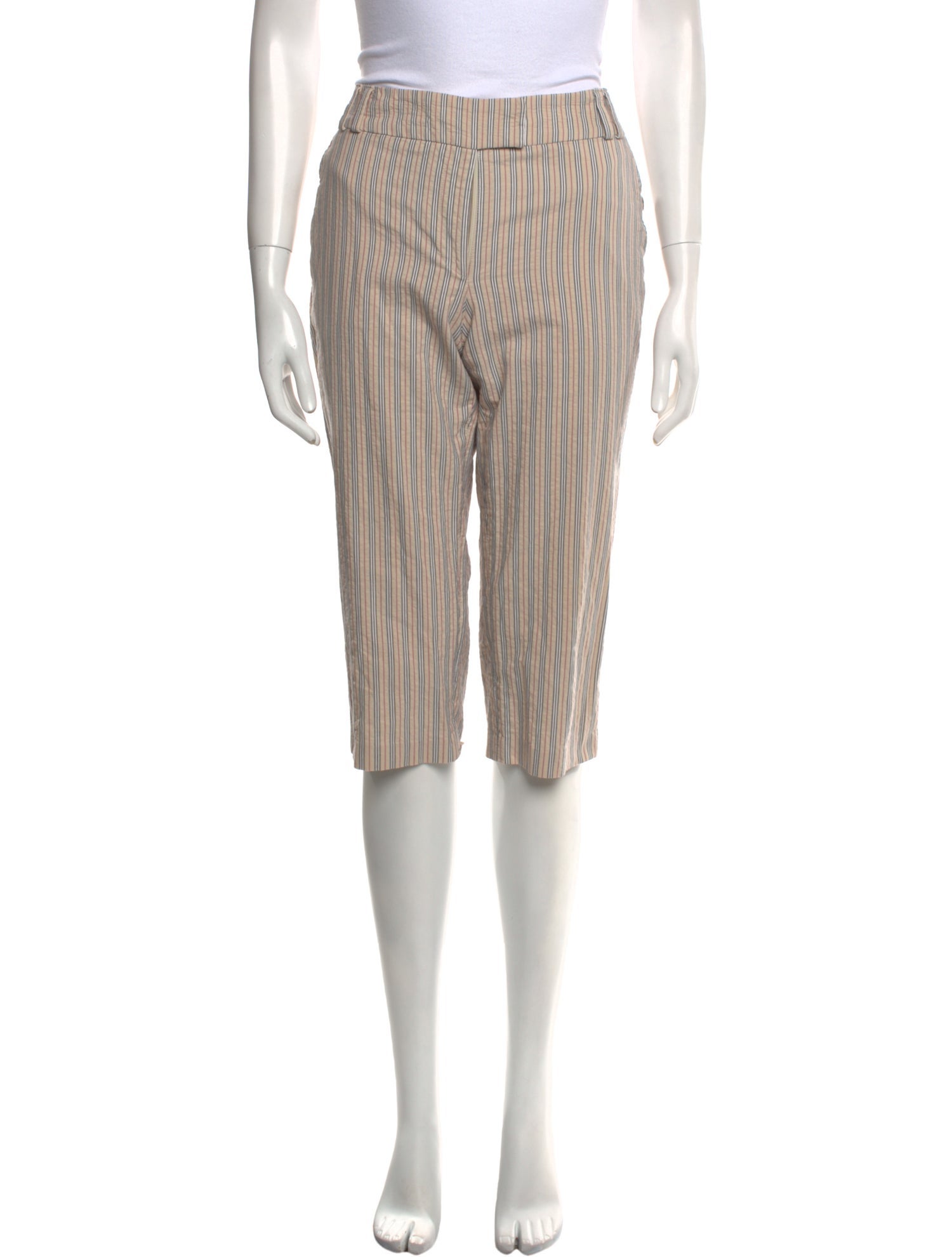 Burberry London Striped Knee-Length Shorts