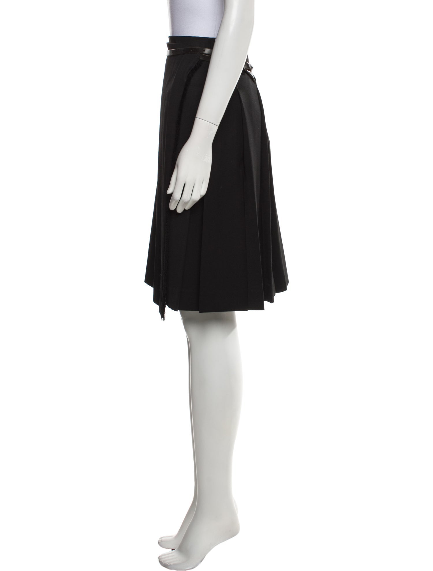 Burberry London Wool Knee-Length Skirt