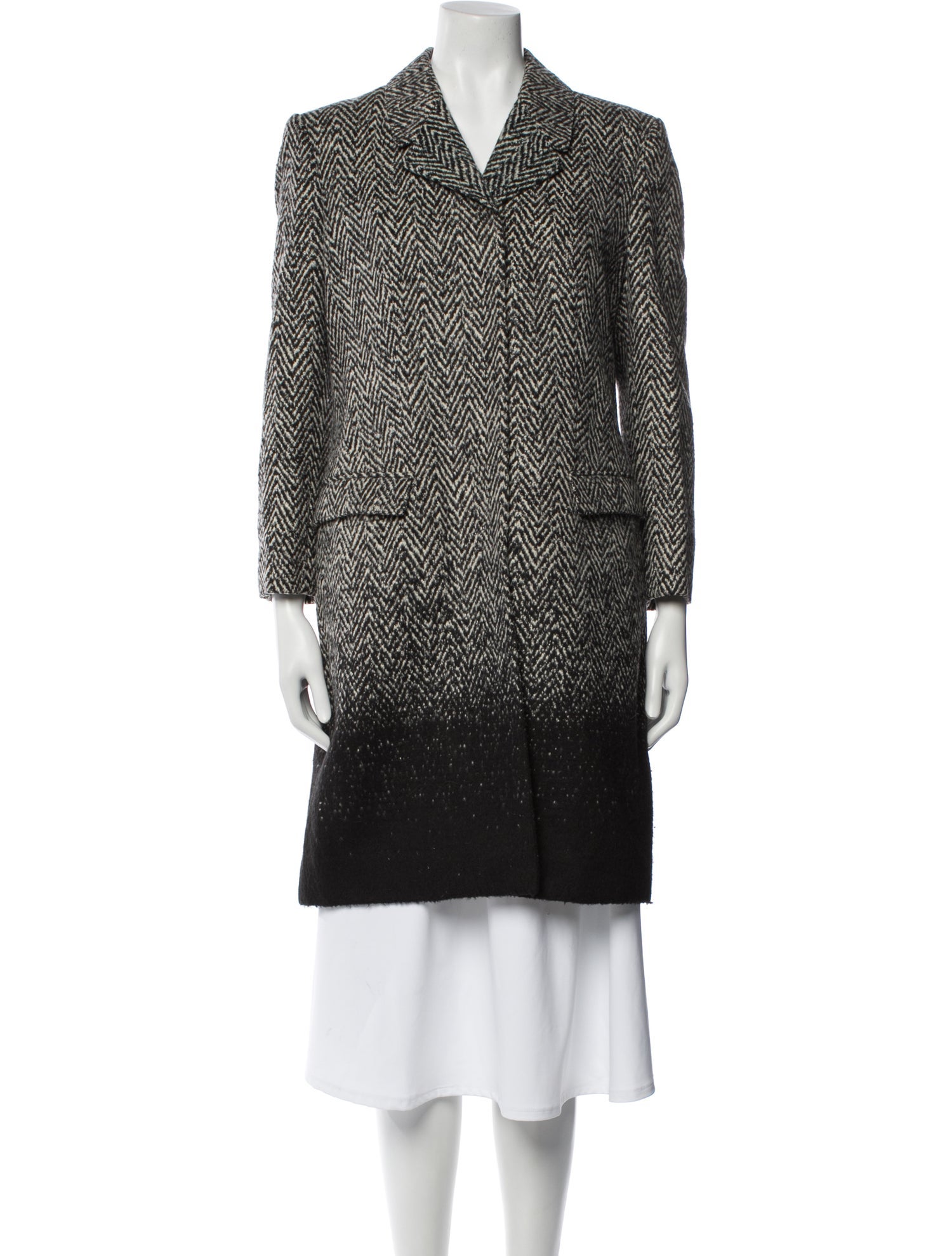 Burberry London Tweed Pattern Coat