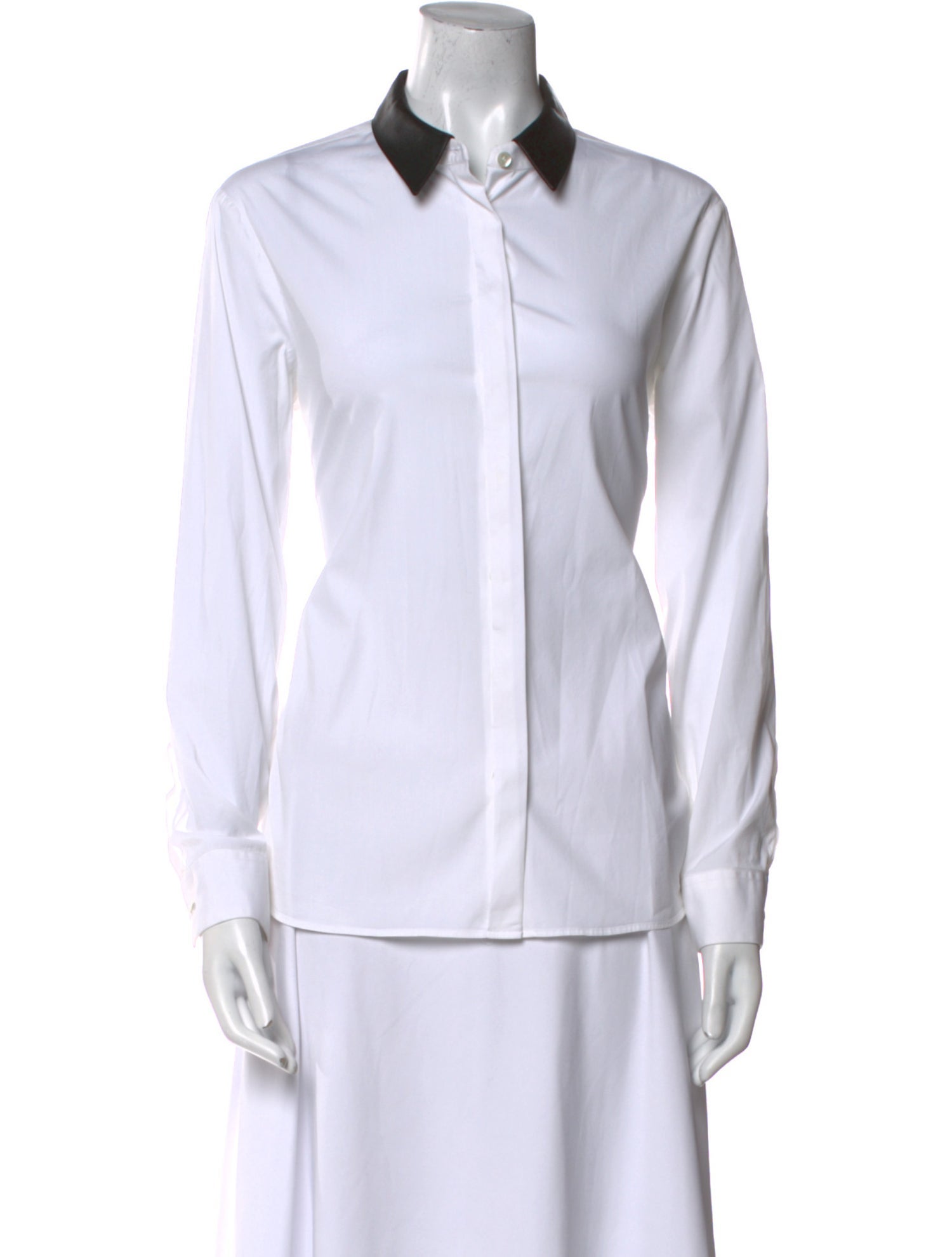 Burberry London Long Sleeve Button-Up Top