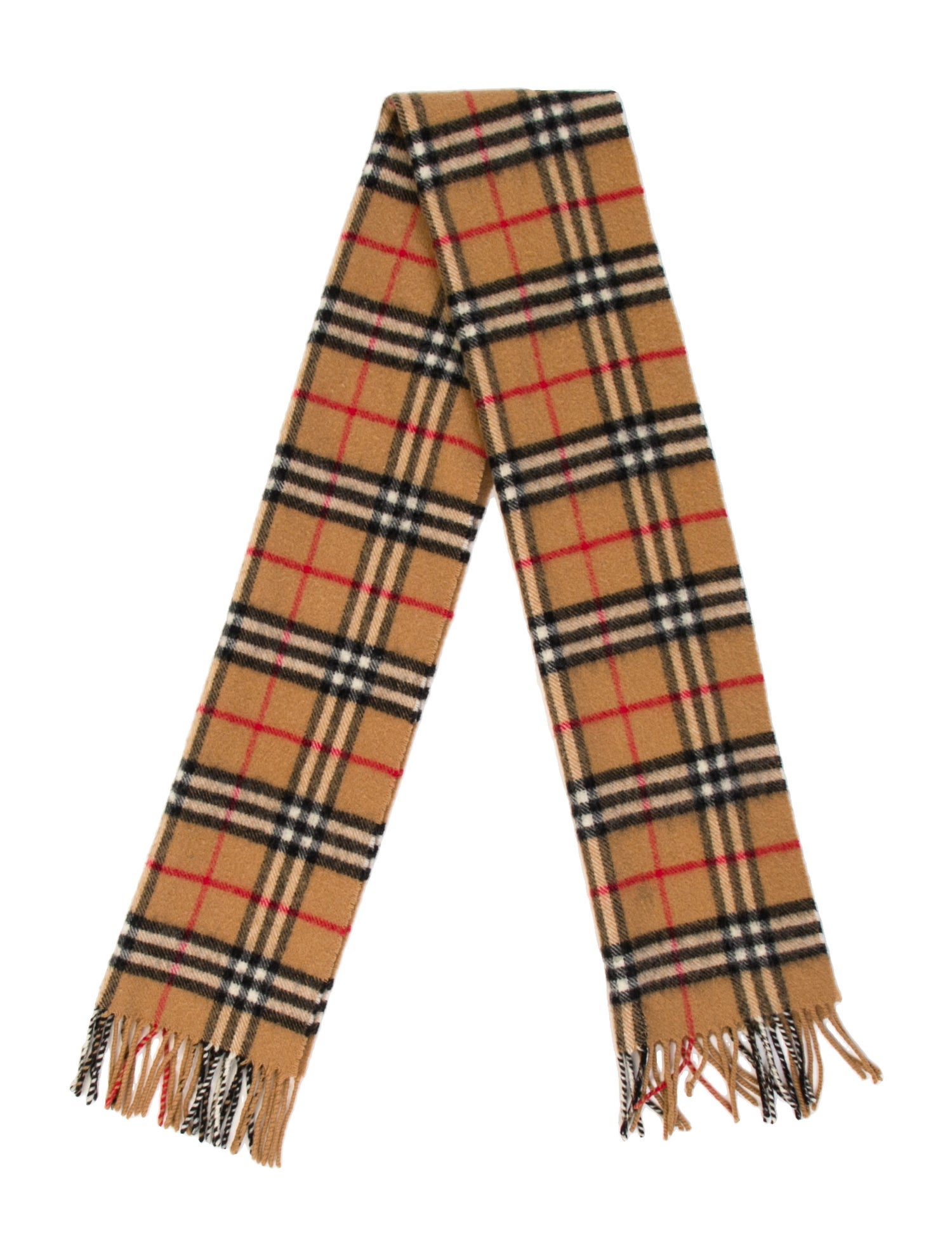 Burberry London Lambswool House Check Pattern Scarf