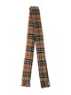 Burberry London Cashmere Nova Check Pattern Scarf