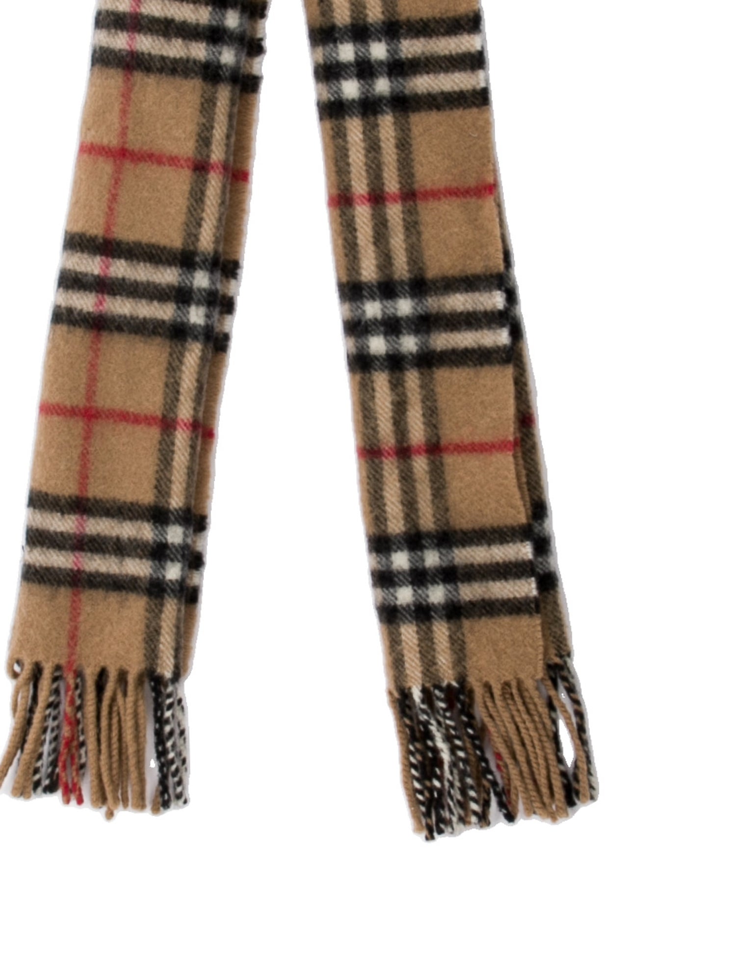 Burberry London Cashmere Nova Check Pattern Scarf