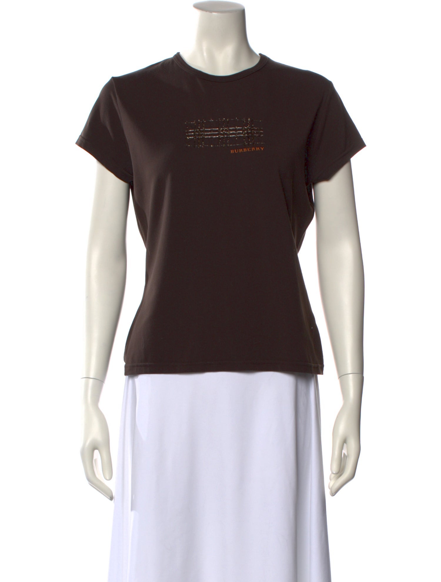 Burberry London Printed Crew Neck T-Shirt