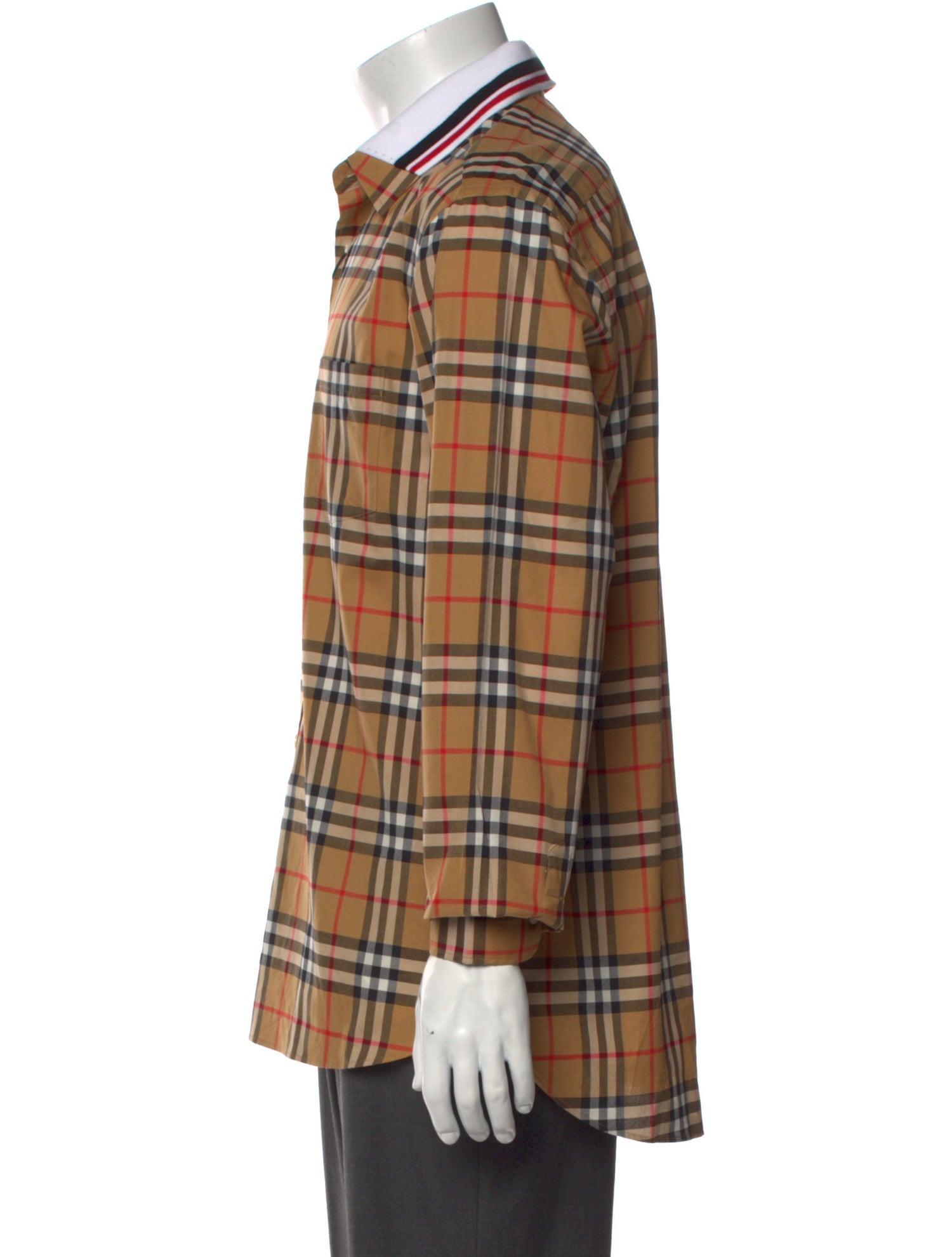 Burberry Rainbow Check Long Sleeve Shirt