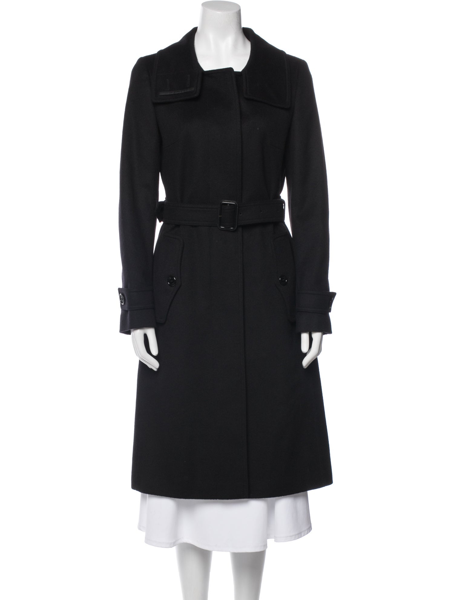 Burberry London Virgin Wool Trench Coat