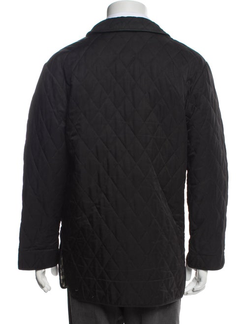 Burberry London Nova Check Pattern Puffer Coat