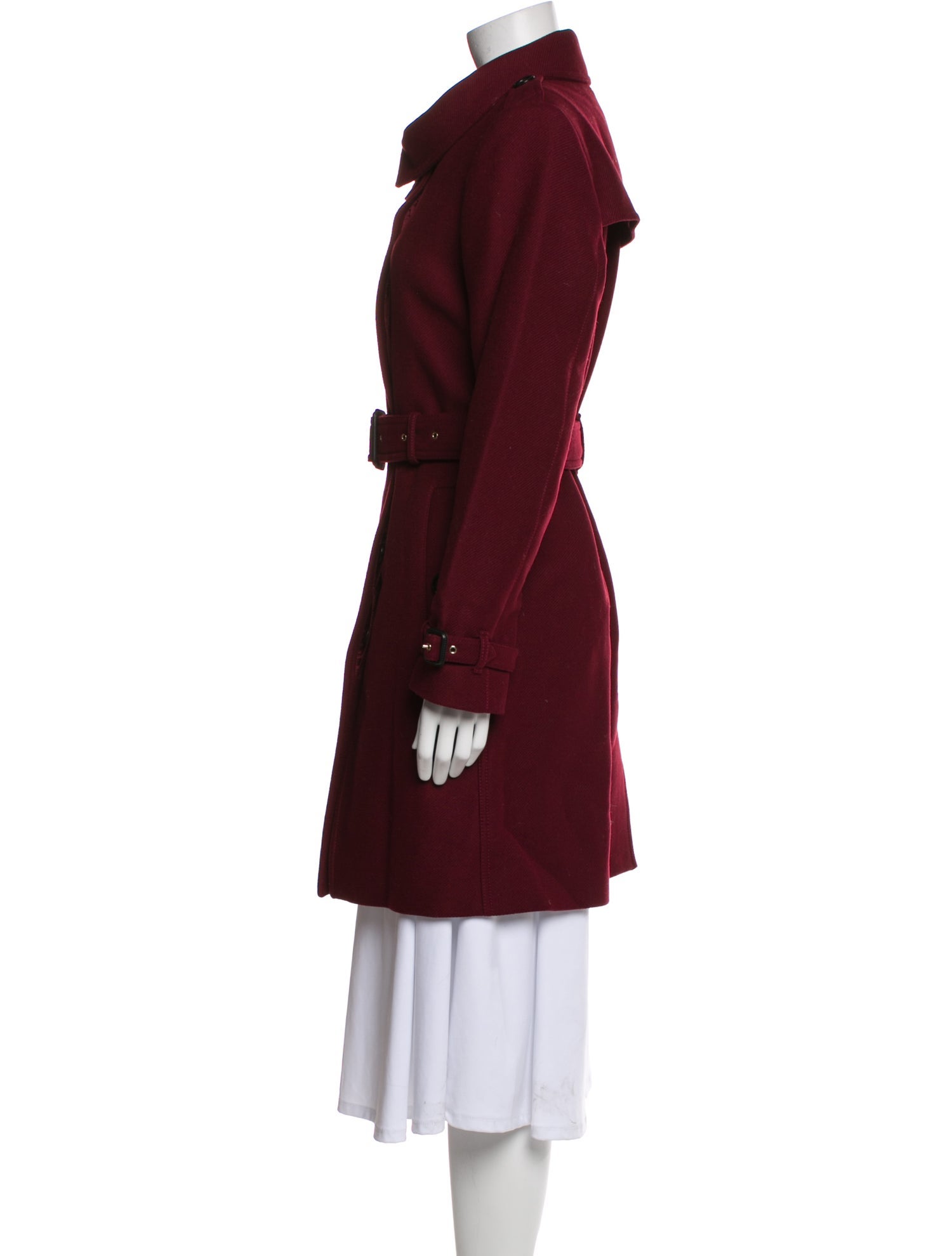 Burberry London Wool Trench Coat