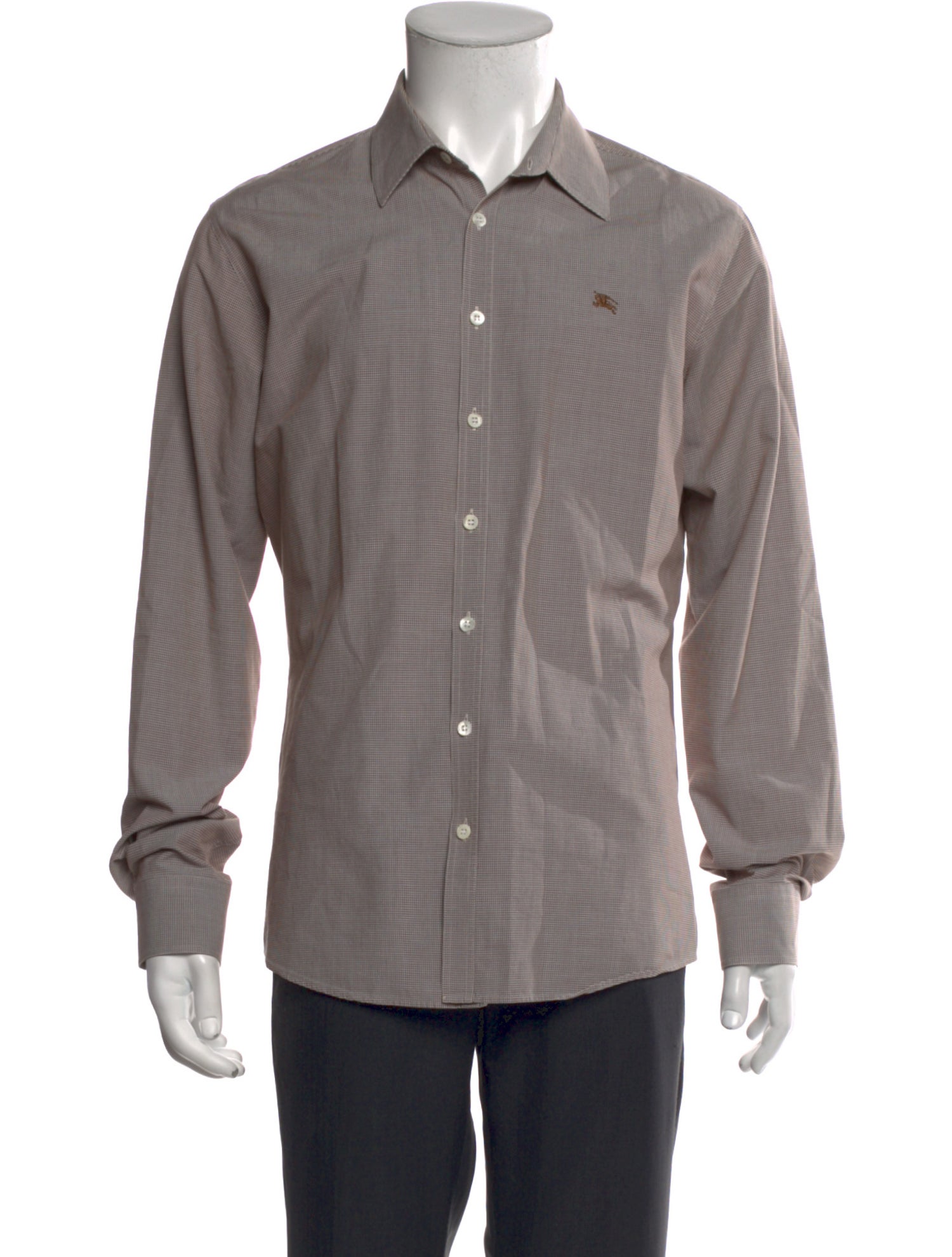 Burberry London Super Nova Check Pattern Long Sleeve Shirt