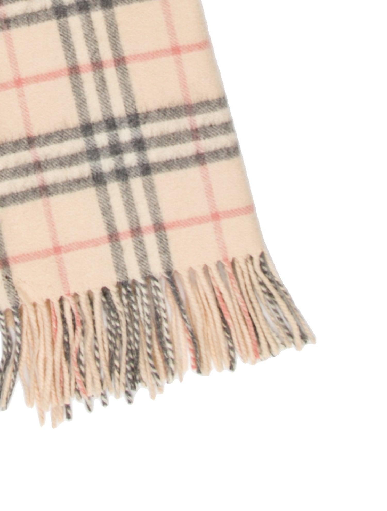 Burberry London Cashmere House Check Pattern Scarf
