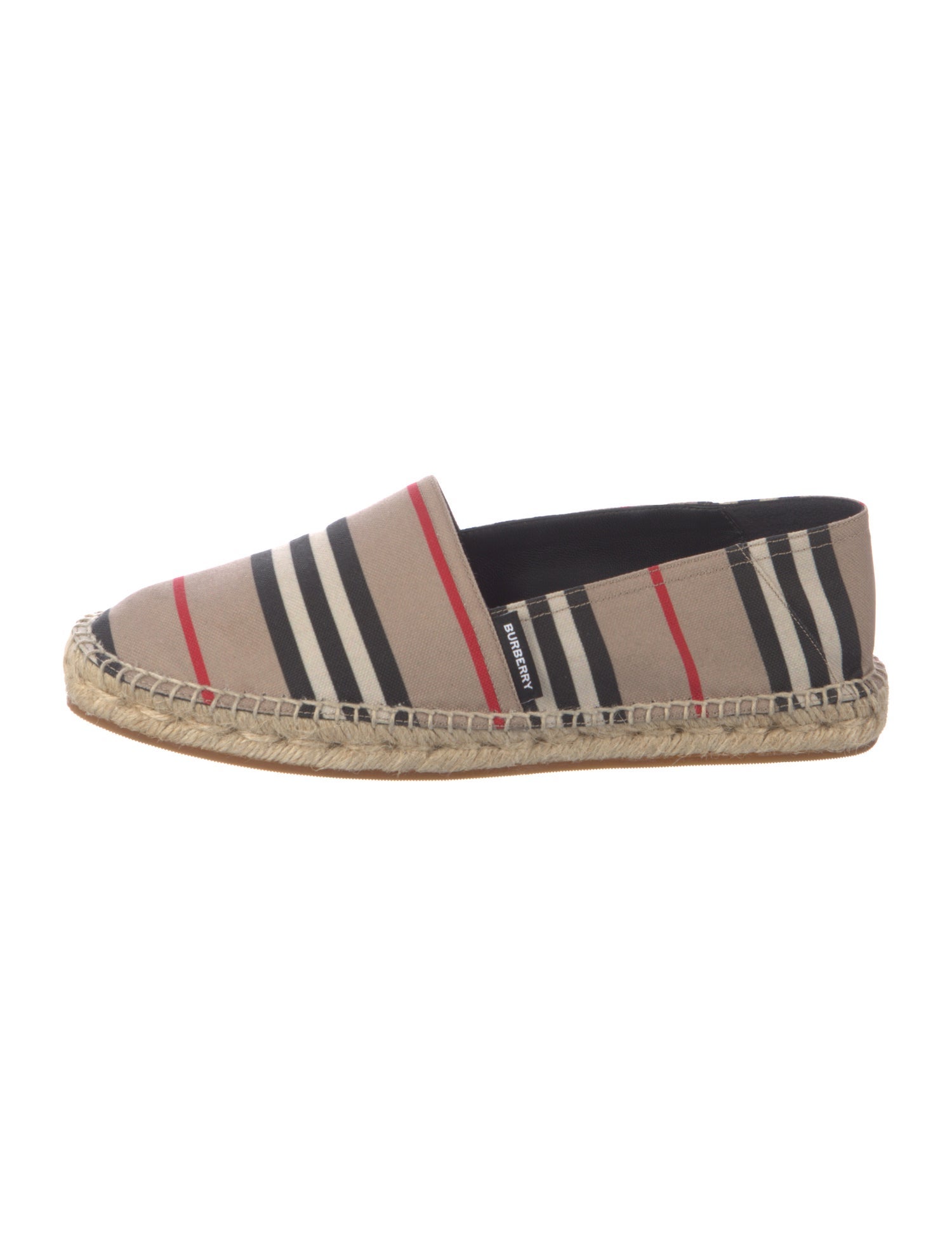 Burberry London Nova Check Pattern Canvas Espadrilles