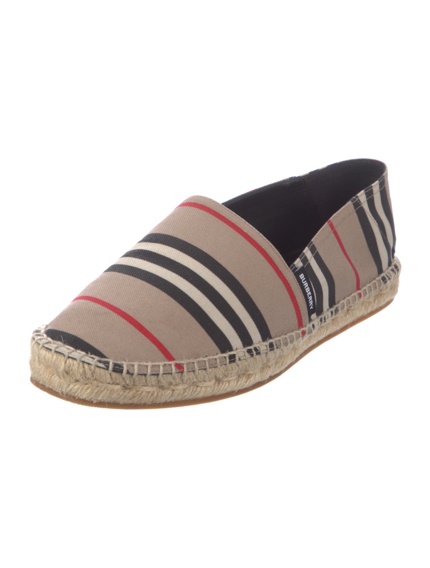 Burberry London Nova Check Pattern Canvas Espadrilles