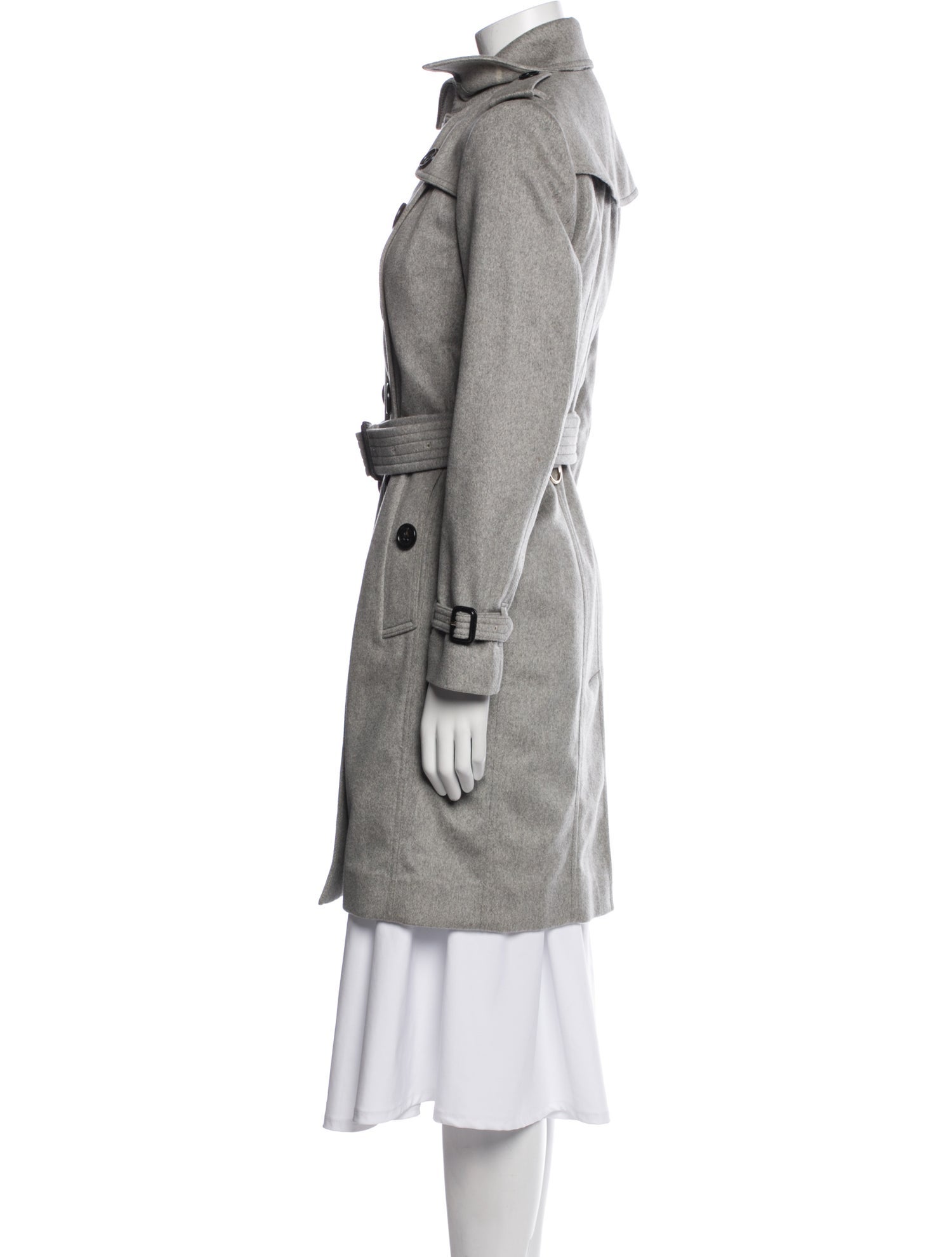 Burberry London Cashmere Trench Coat