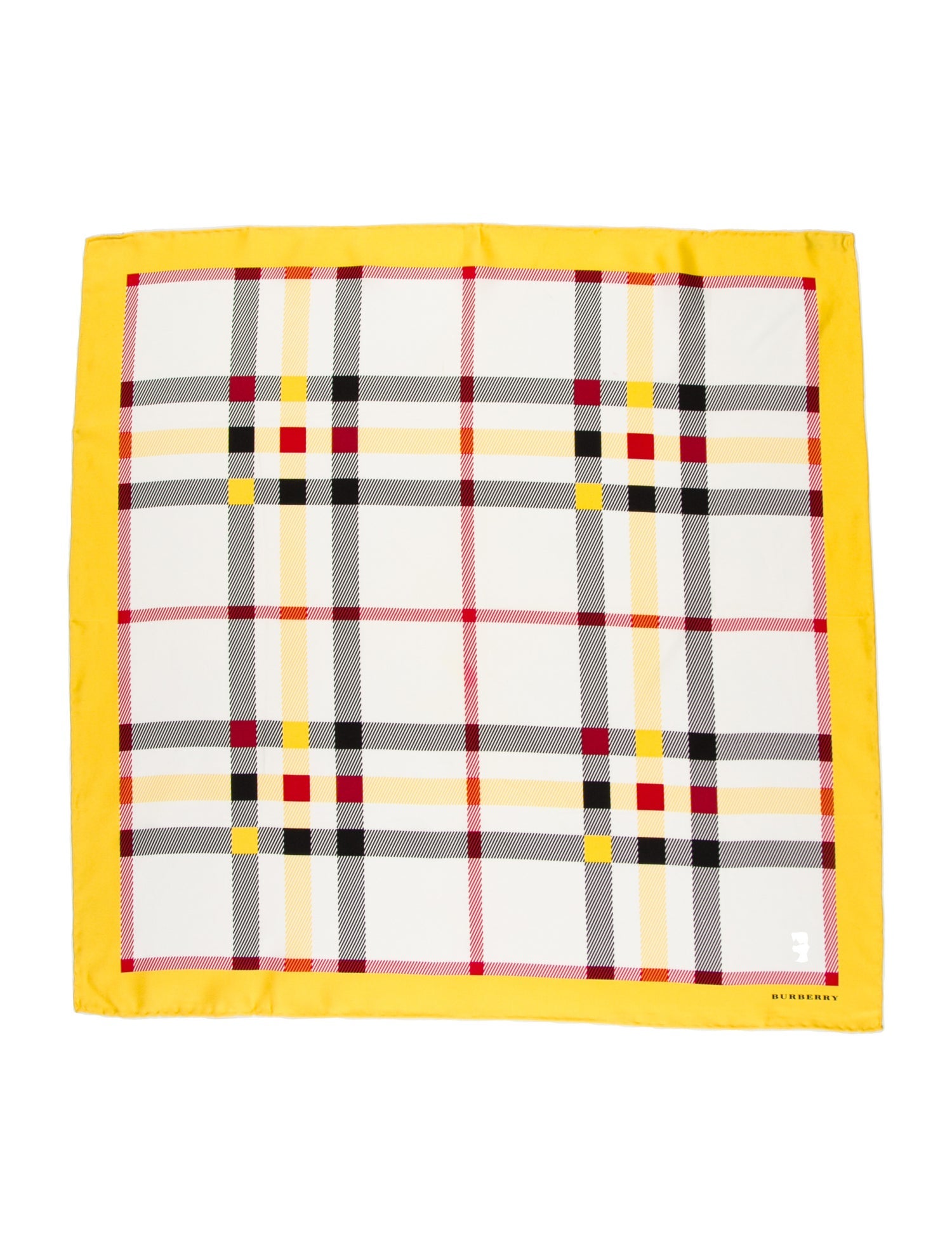 Burberry London Silk Vintage Scarf