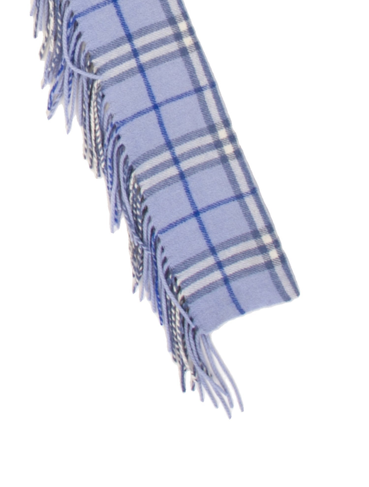 Burberry London Cashmere Plaid Print Scarf