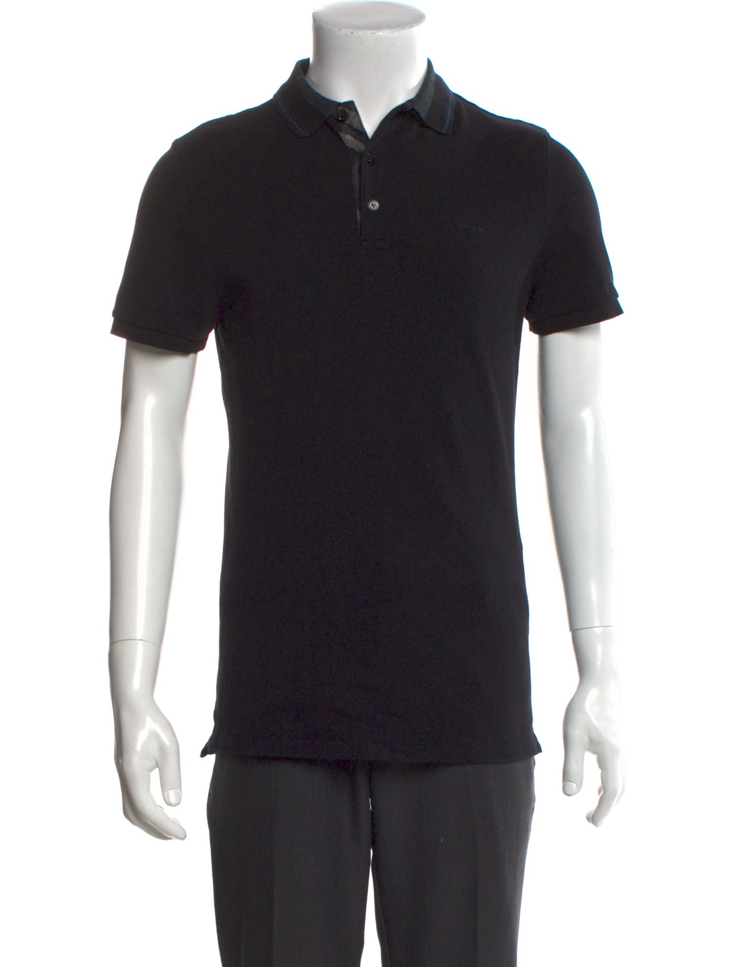 Burberry London Crew Neck Short Sleeve Polo Shirt
