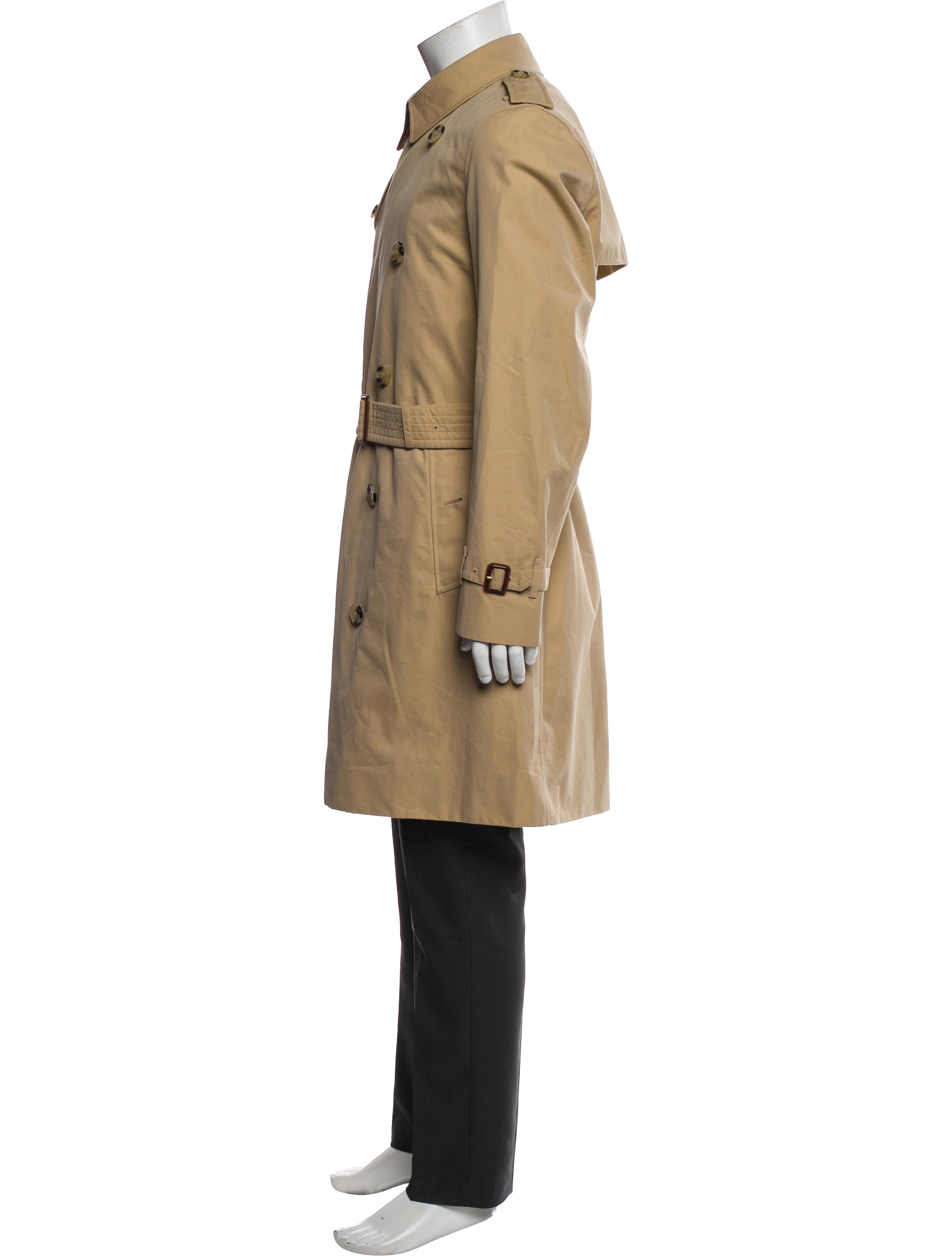 Burberry Chelsea Nova Check Pattern Trench Coat