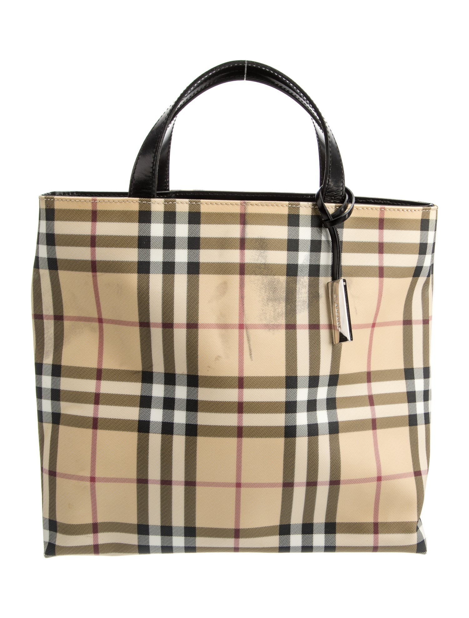 Burberry London Nova Check Top Handle Bag