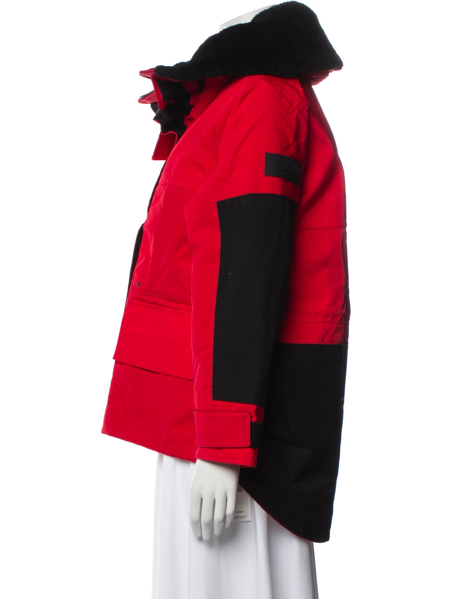 Burberry Nylon Fur Jacket