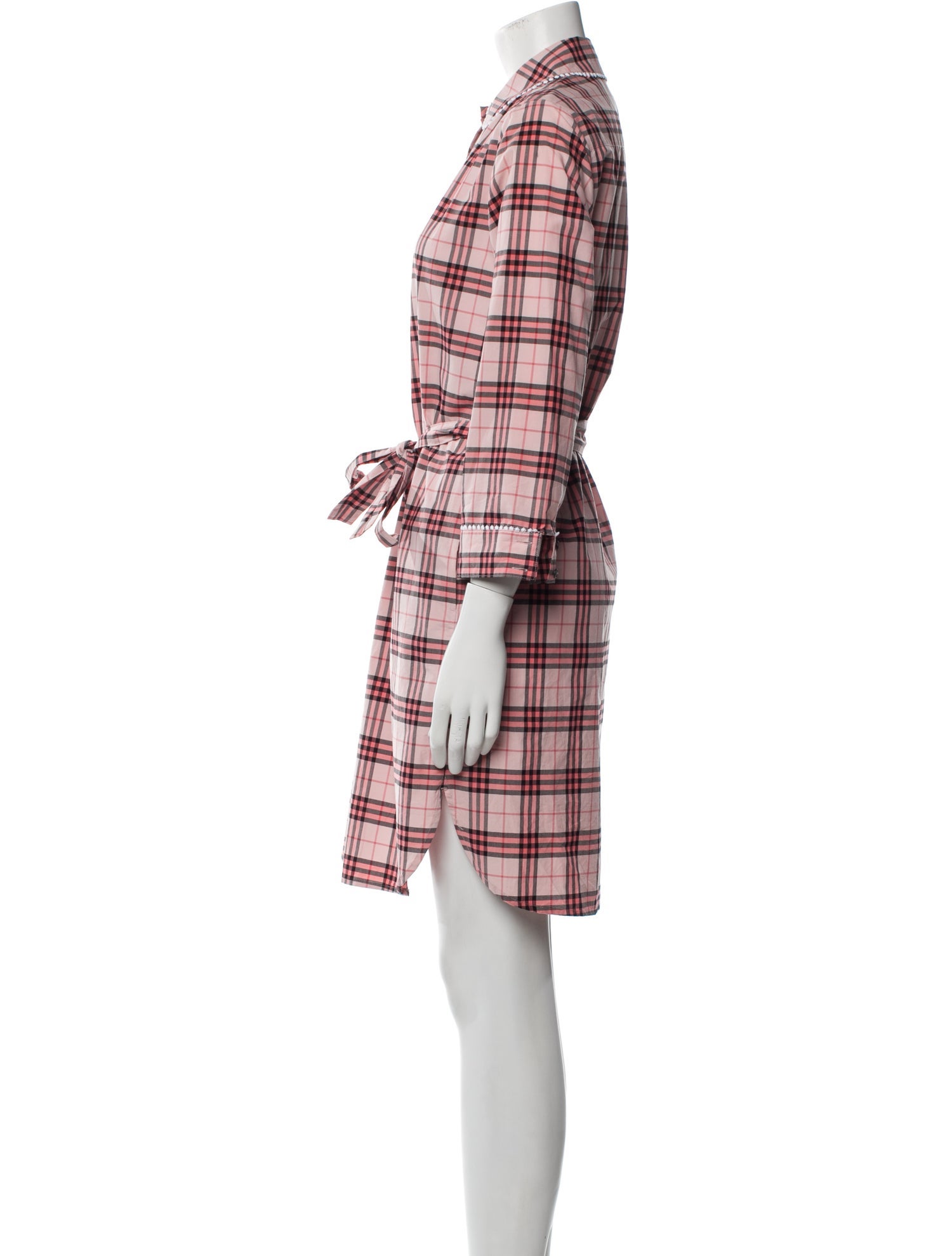 Burberry London Plaid Print Mini Dress