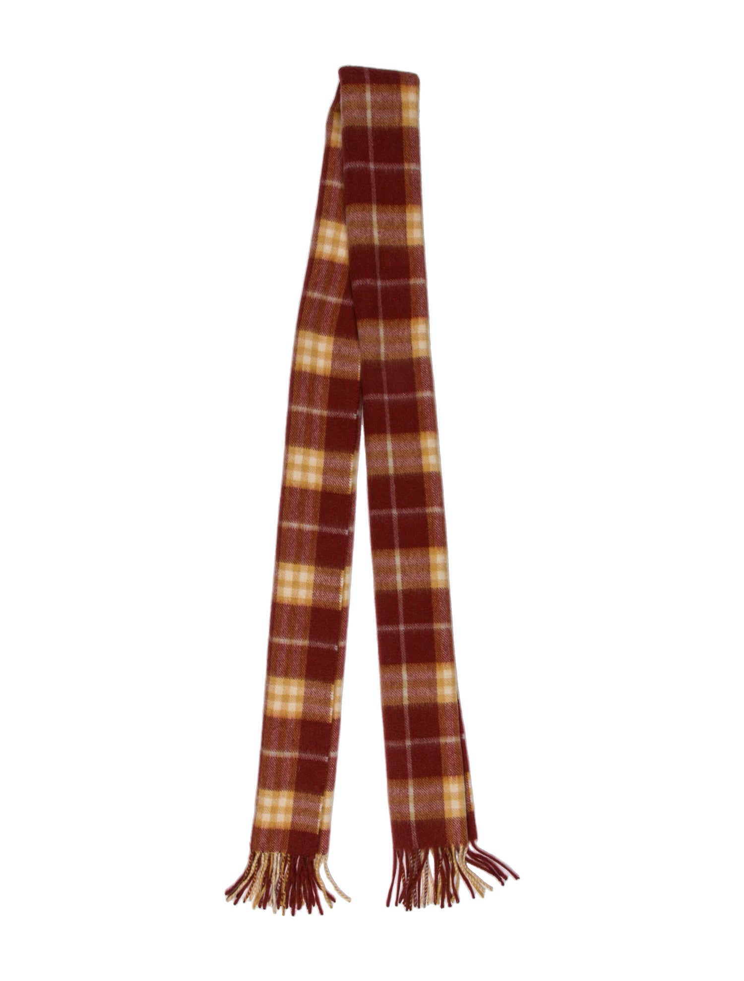 Burberry's Cashmere House Check Pattern Scarf