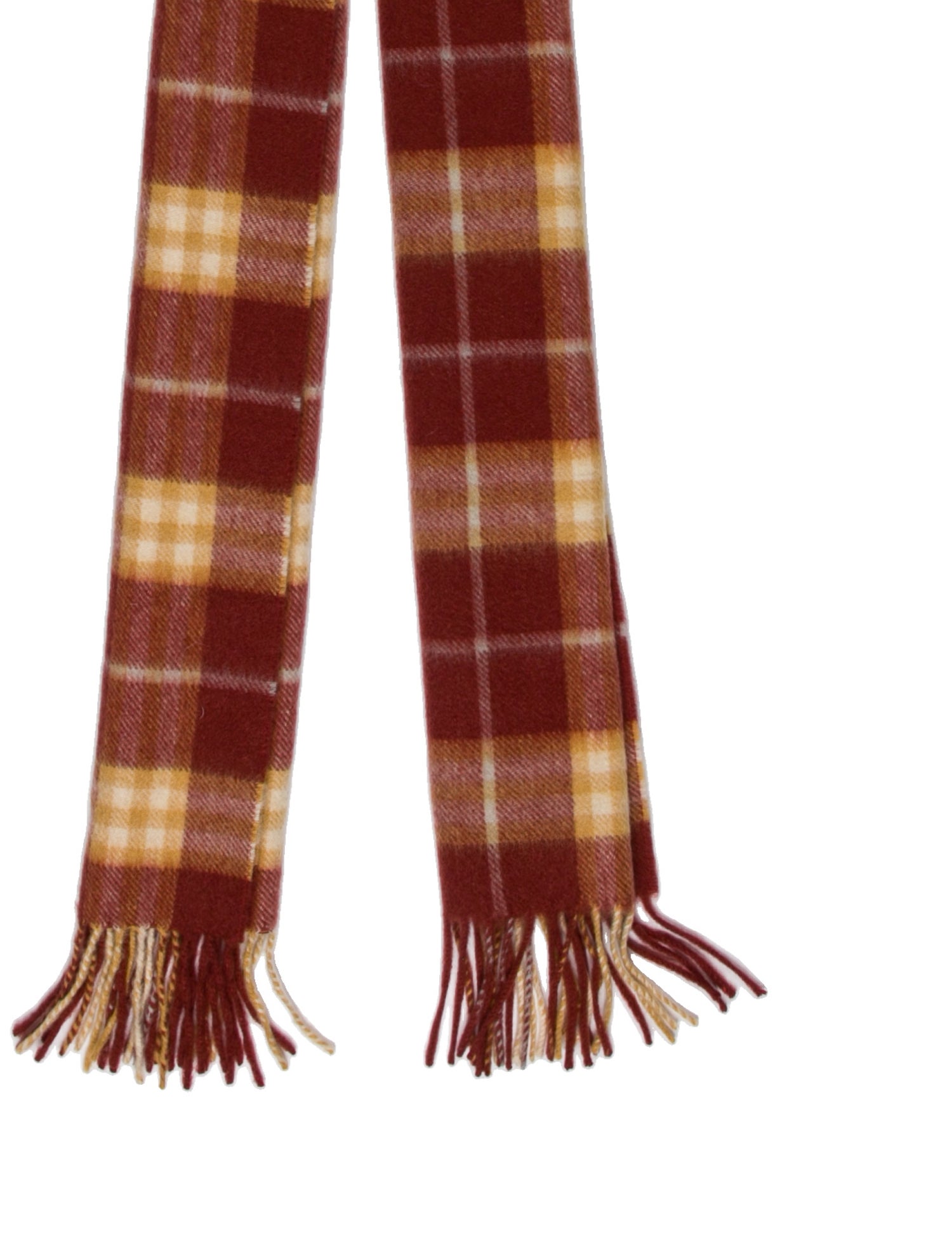 Burberry's Cashmere House Check Pattern Scarf