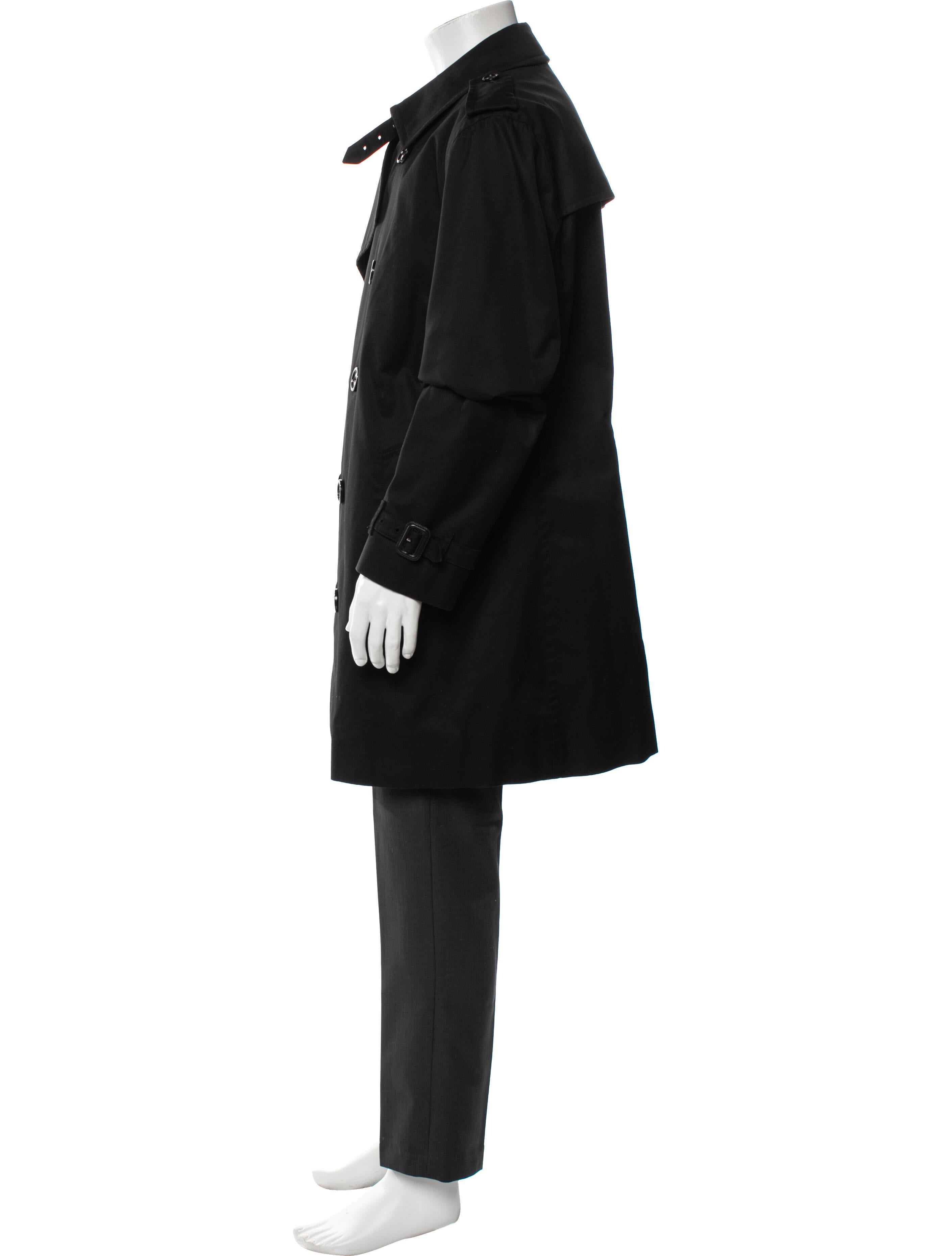 Burberry London House Check Pattern Trench Coat